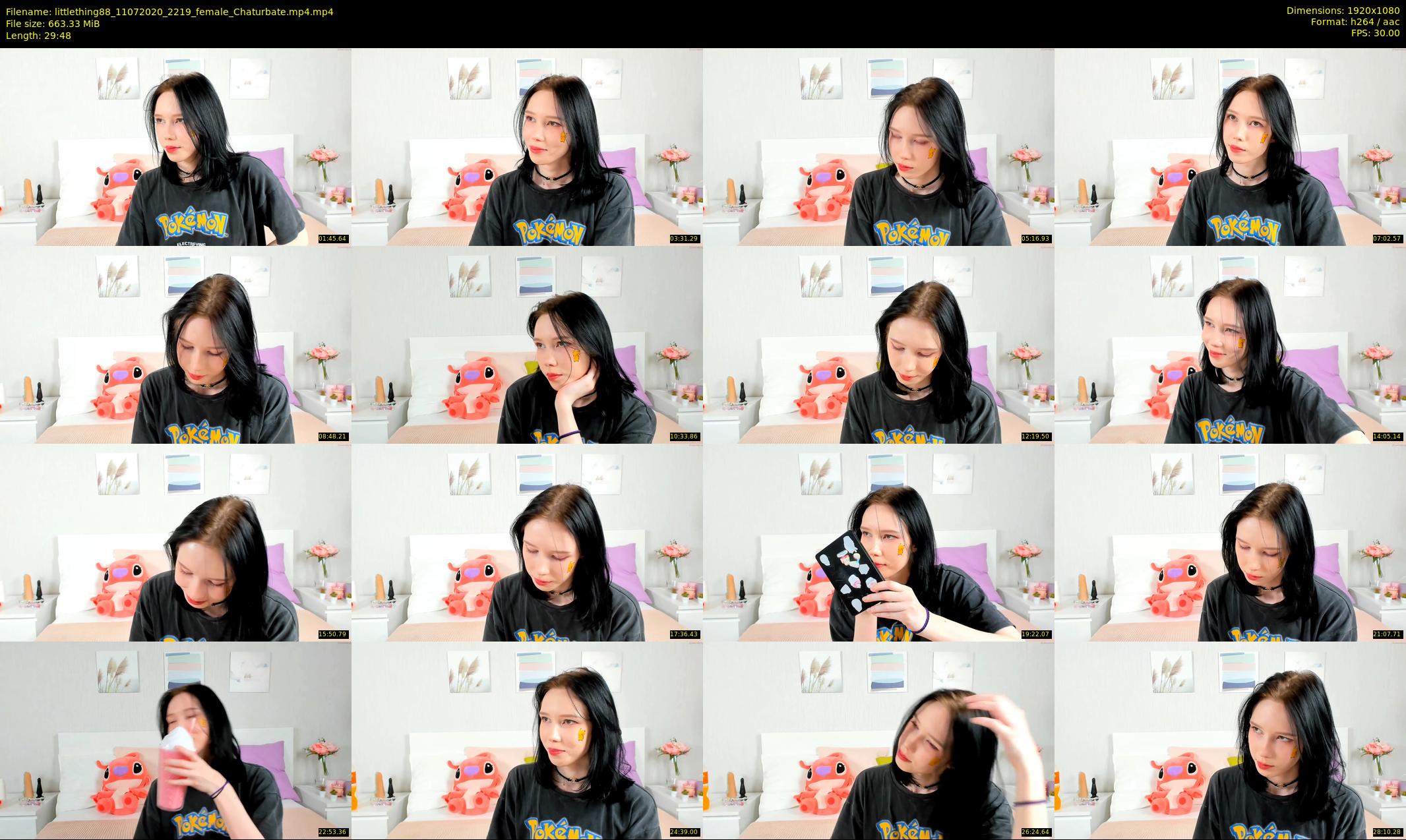 littlething88 — 30 minute Chaturbate female cam show recording, 1080p, Jul 11, 2020