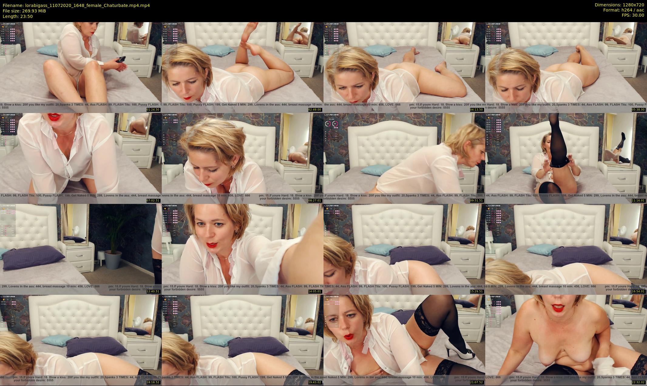 lorabigass — 24 minute Chaturbate female cam show recording, 720p, Jul 11, 2020