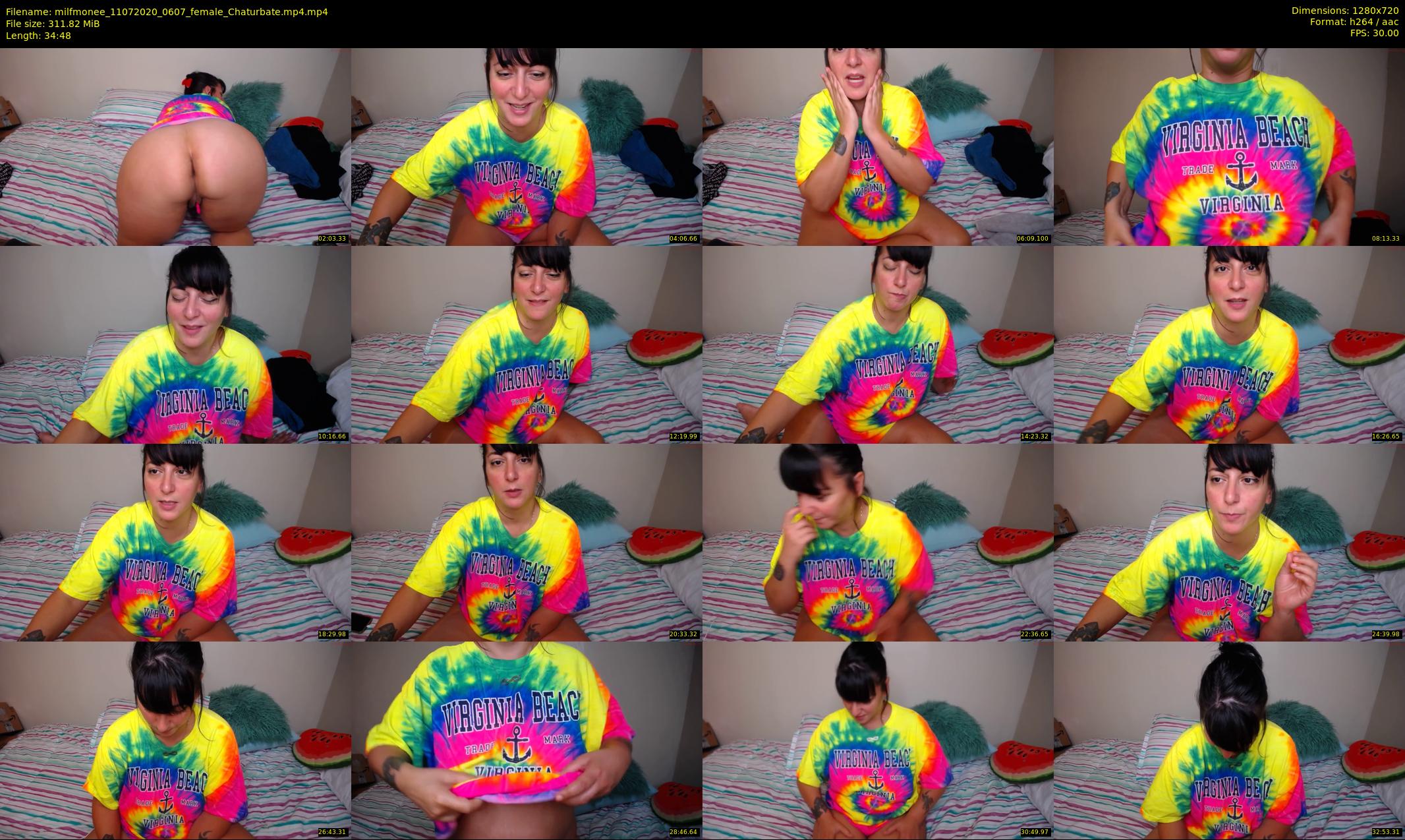 milfmonee — 35 minute Chaturbate female cam show recording, 720p, Jul 11, 2020