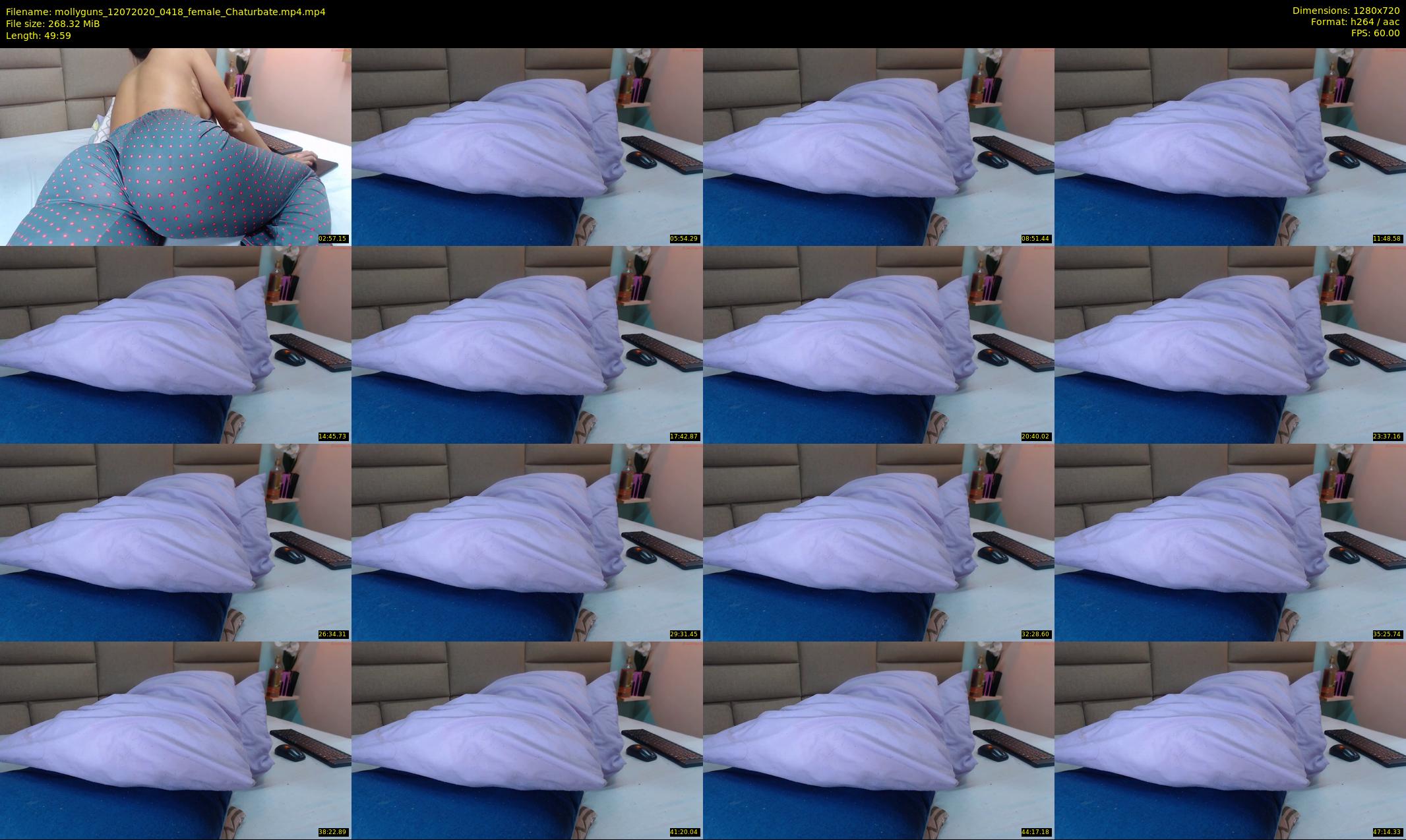 mollyguns — 50 minute Chaturbate female cam show recording, 720p, Jul 12, 2020