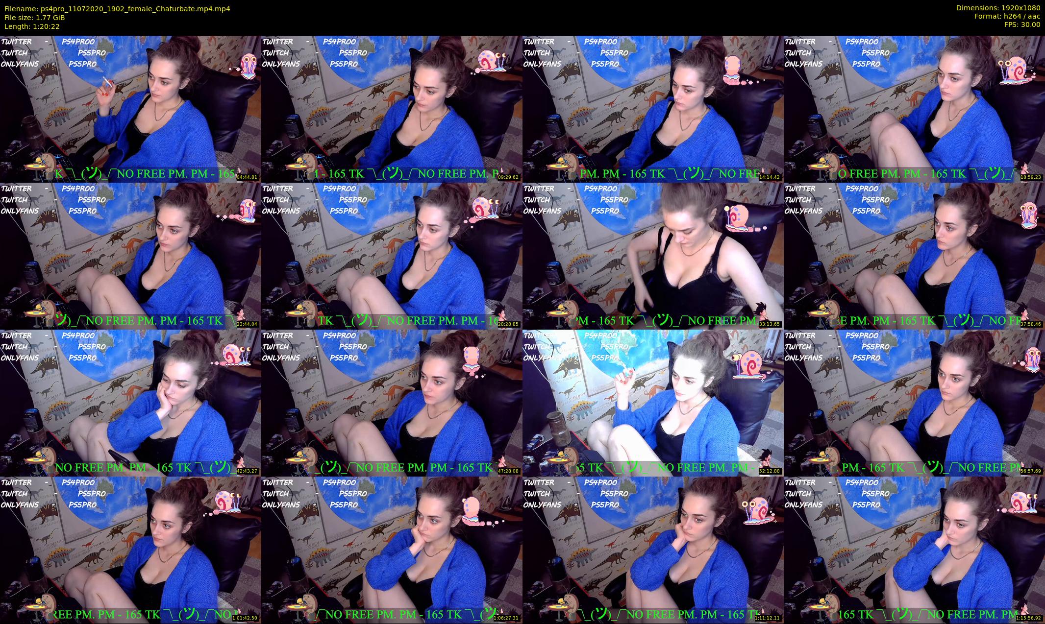 ps4pro — 81 minute Chaturbate female cam show recording, 1080p, Jul 11, 2020