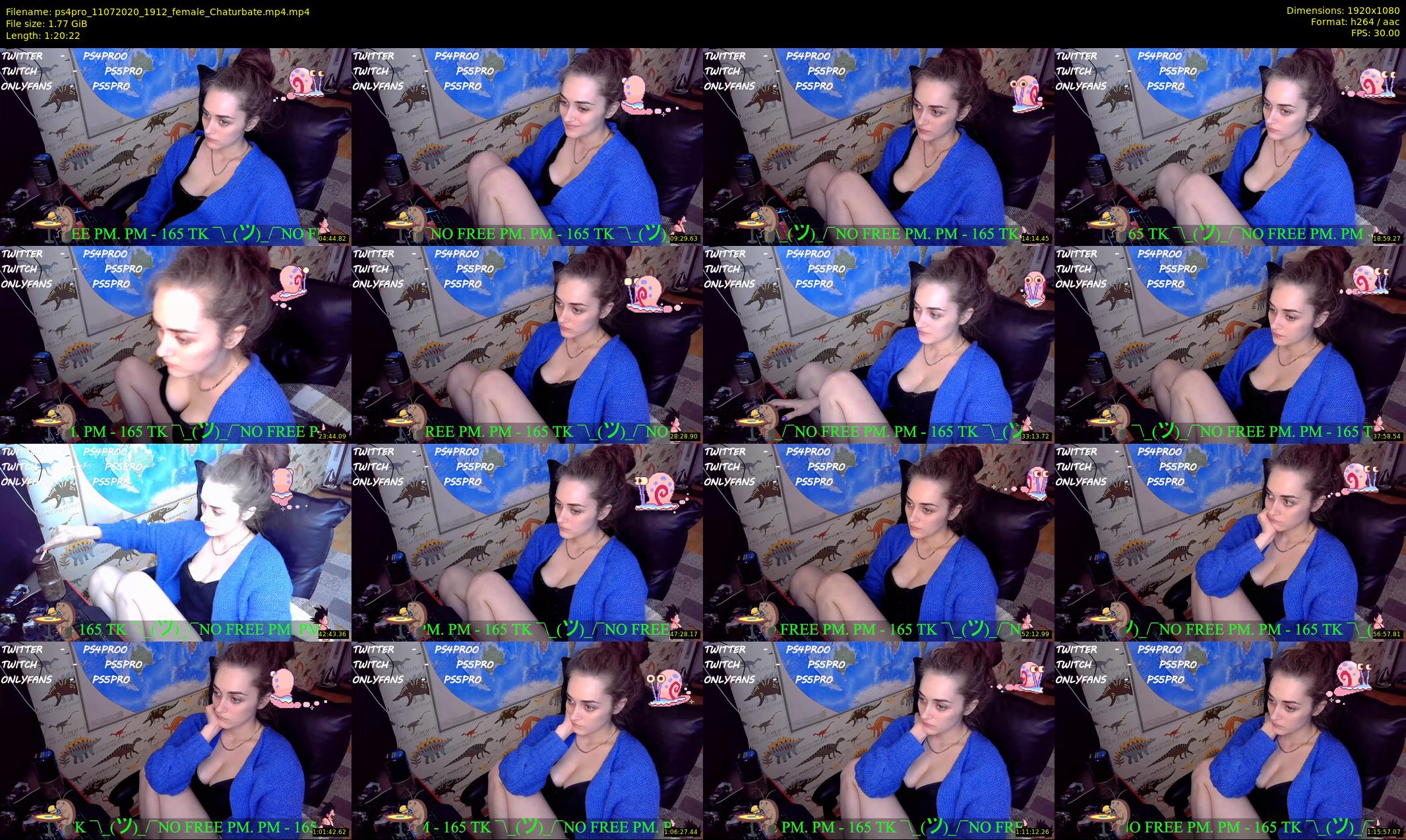 ps4pro — 81 minute Chaturbate female cam show recording, 1080p, Jul 11, 2020