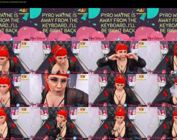 pyrowayne — 21 minute Chaturbate female cam show recording, 720p, Jul 12, 2020