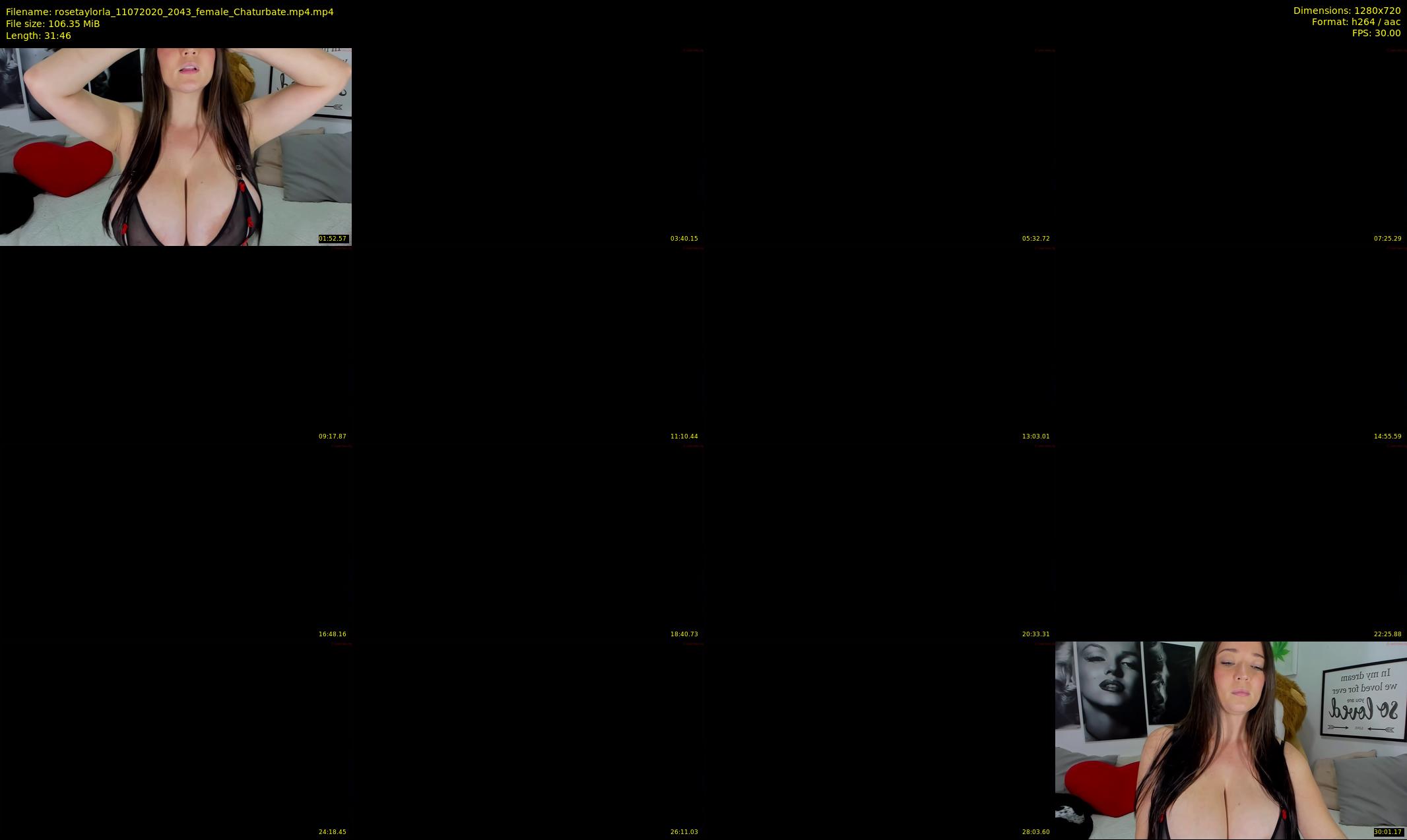 rosetaylorla — 32 minute Chaturbate female cam show recording, 720p, Jul 11, 2020