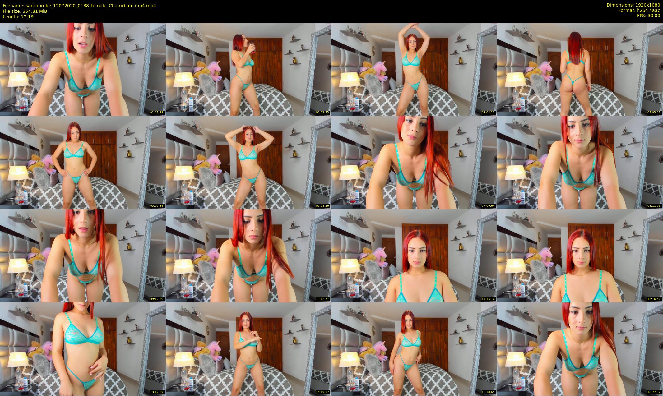 sarahbroke — 18 minute Chaturbate female cam show recording, 1080p, Jul 12, 2020