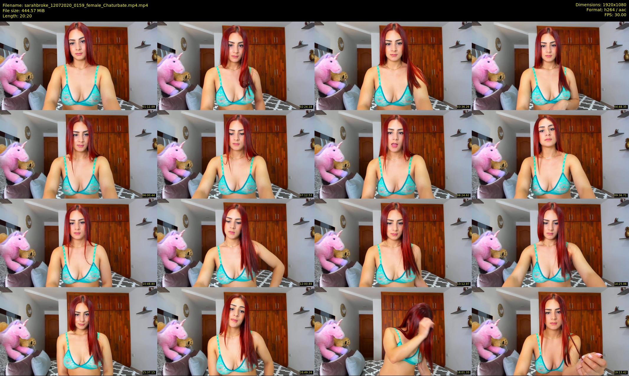 sarahbroke — 21 minute Chaturbate female cam show recording, 1080p, Jul 12, 2020