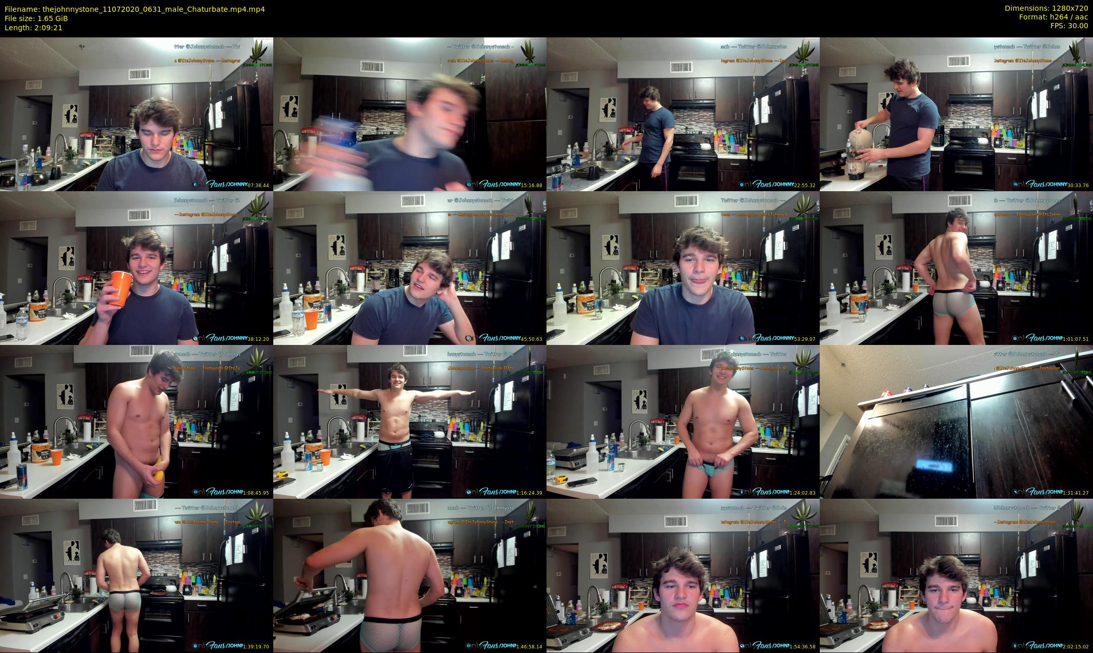 thejohnnystone — 130 minute Chaturbate male cam show recording, 720p, Jul 11, 2020
