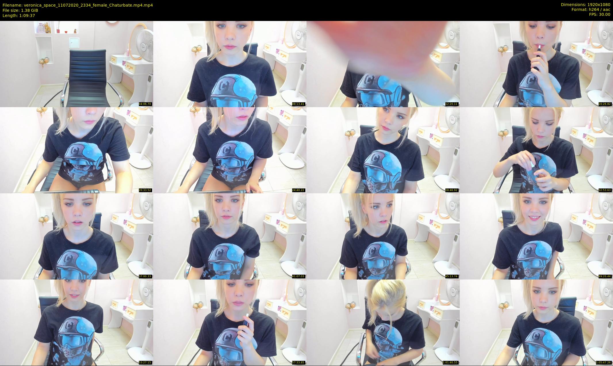 veronica_space — 70 minute Chaturbate female cam show recording, 1080p, Jul 11, 2020