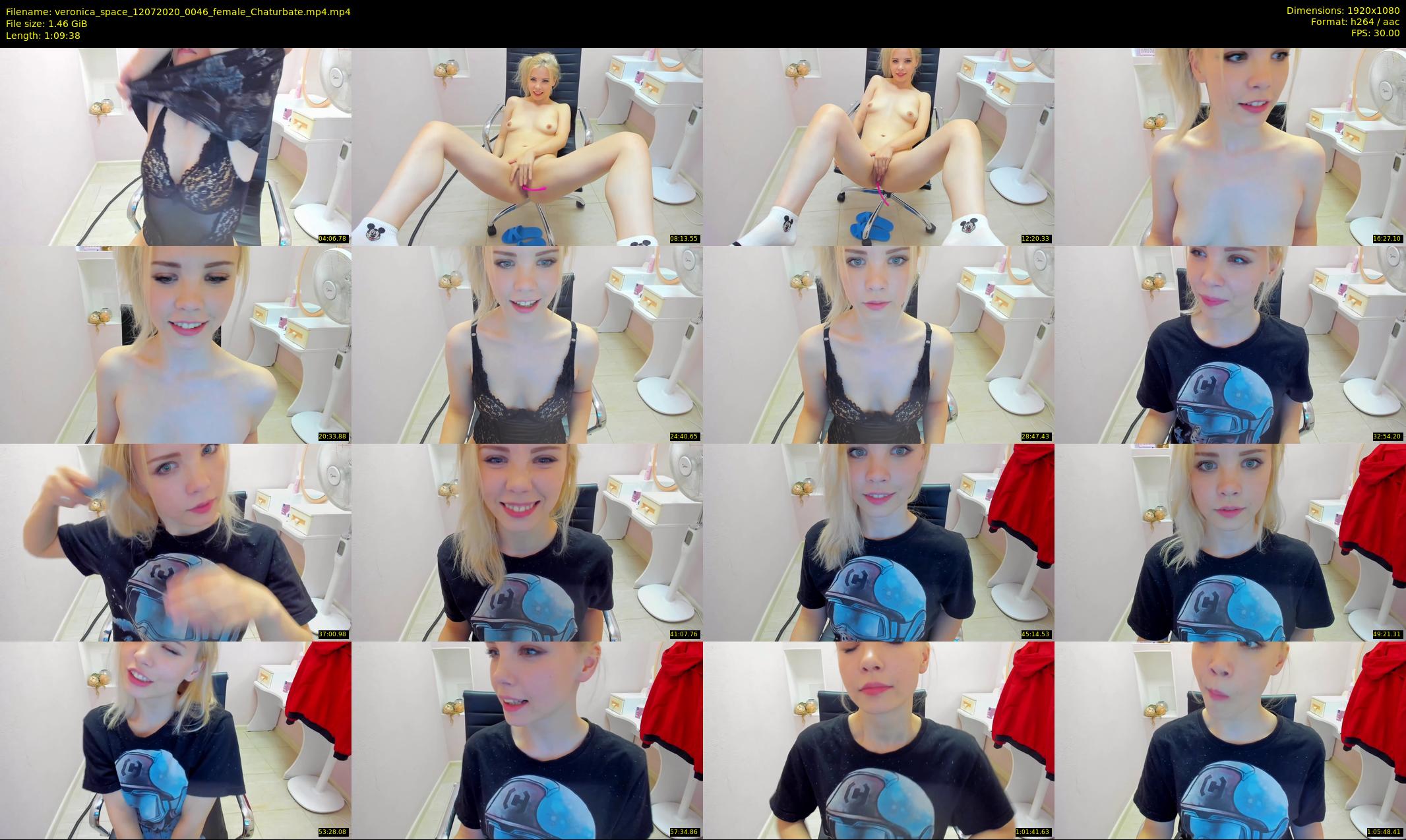veronica_space — 70 minute Chaturbate female cam show recording, 1080p, Jul 12, 2020