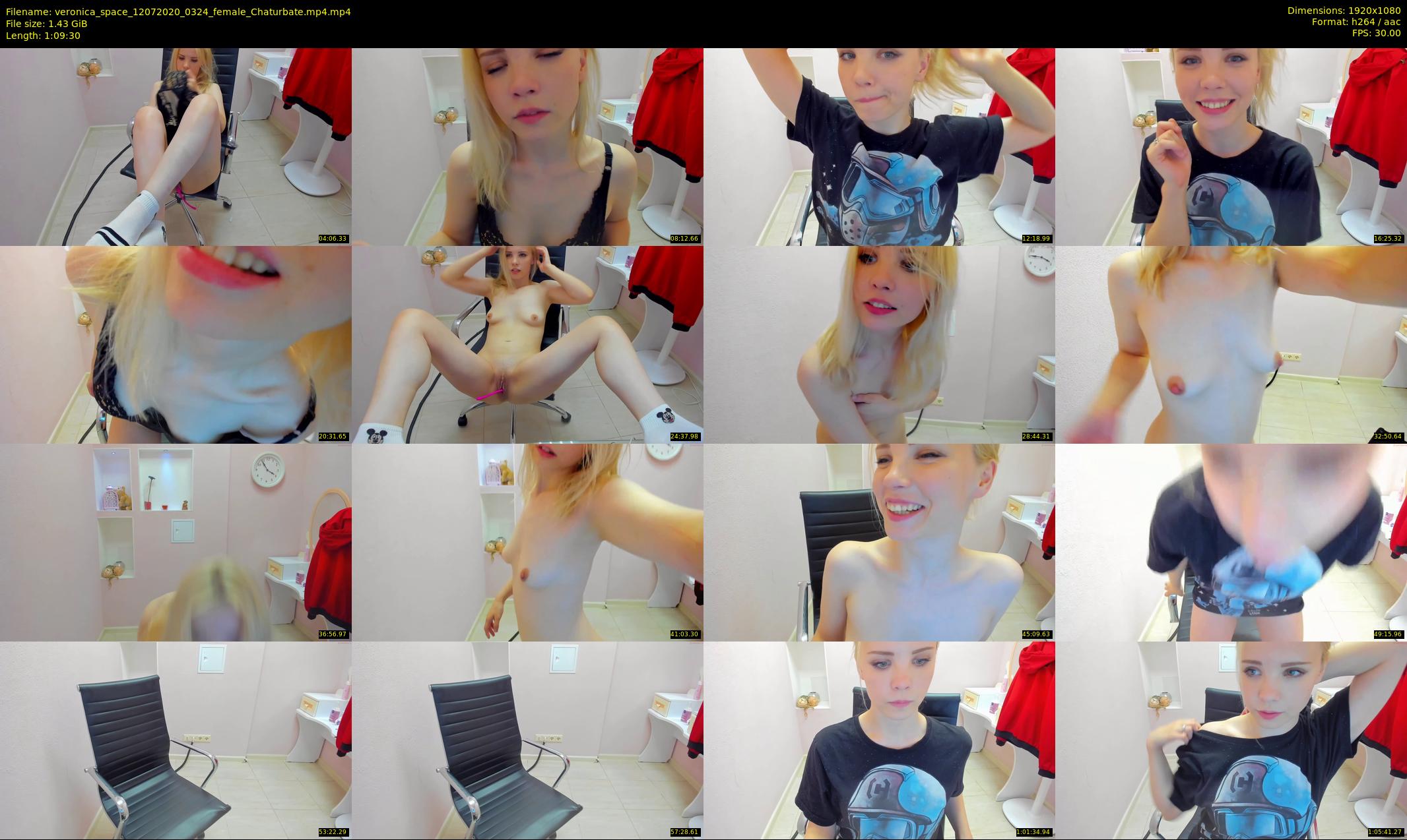 veronica_space — 70 minute Chaturbate female cam show recording, 1080p, Jul 12, 2020