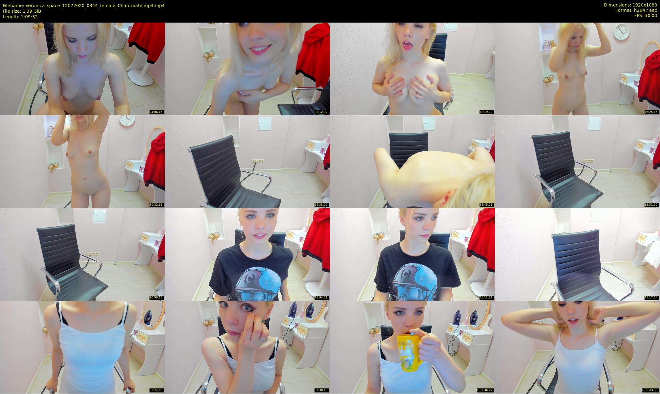 veronica_space — 70 minute Chaturbate female cam show recording, 1080p, Jul 12, 2020