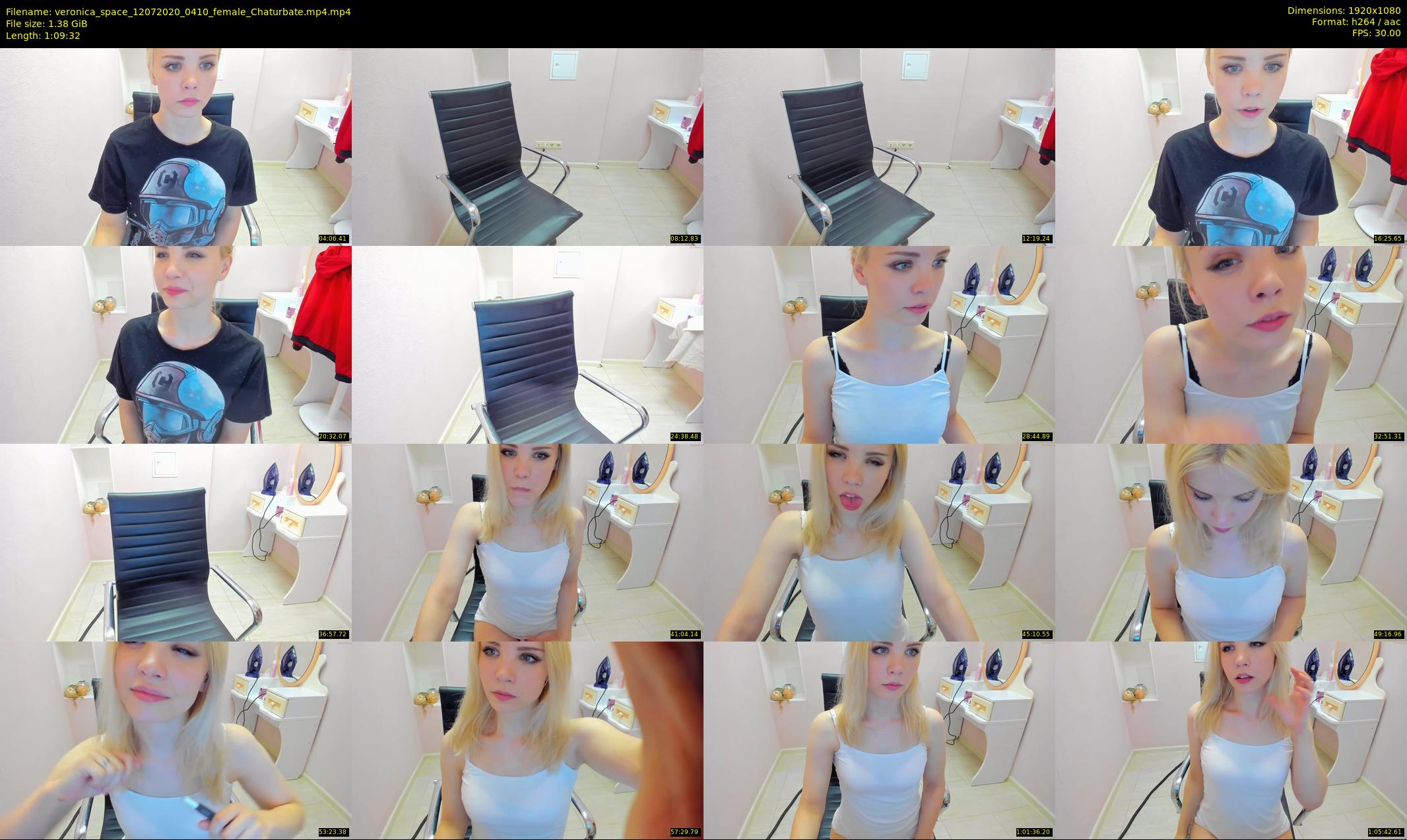 veronica_space — 70 minute Chaturbate female cam show recording, 1080p, Jul 12, 2020