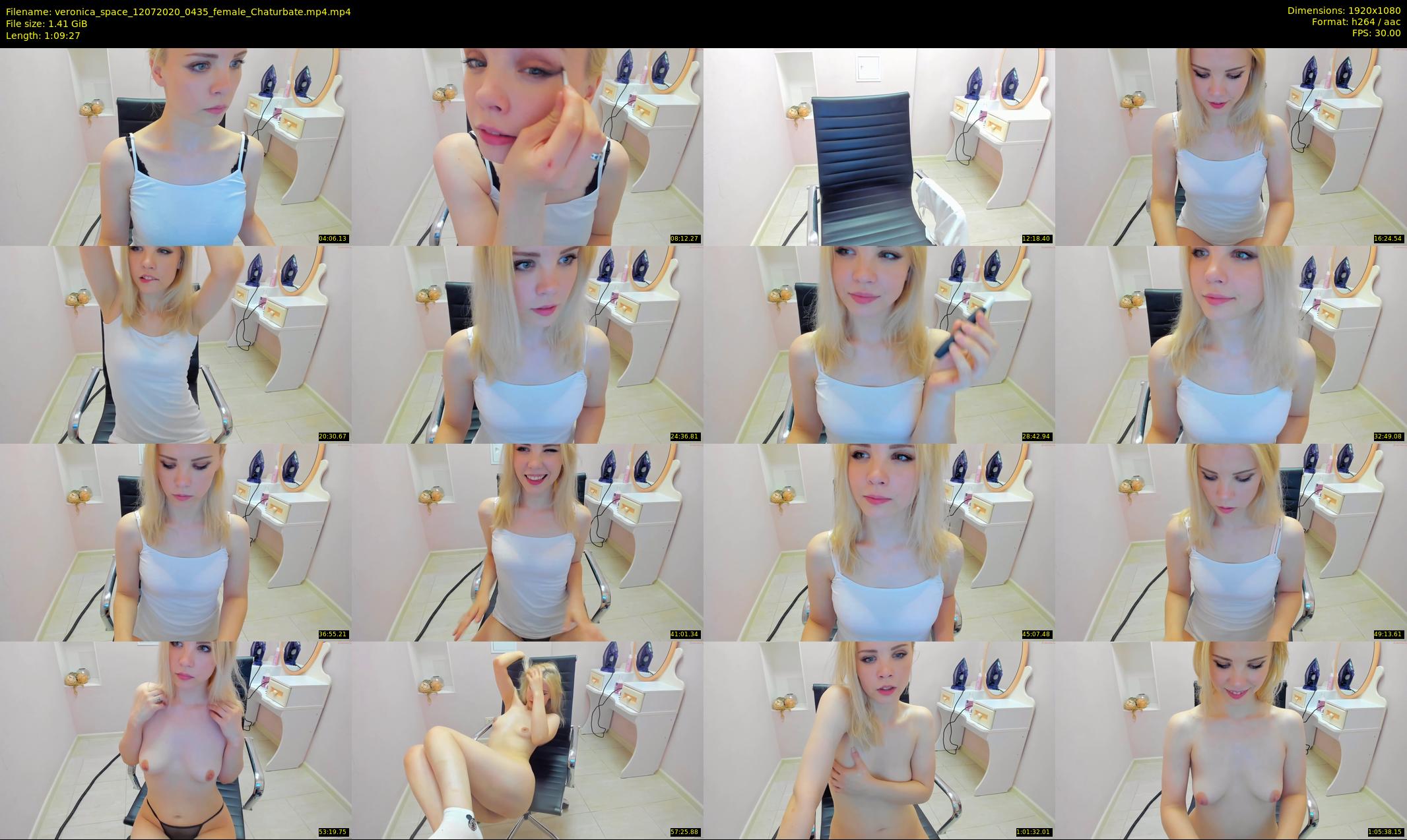 veronica_space — 70 minute Chaturbate female cam show recording, 1080p, Jul 12, 2020