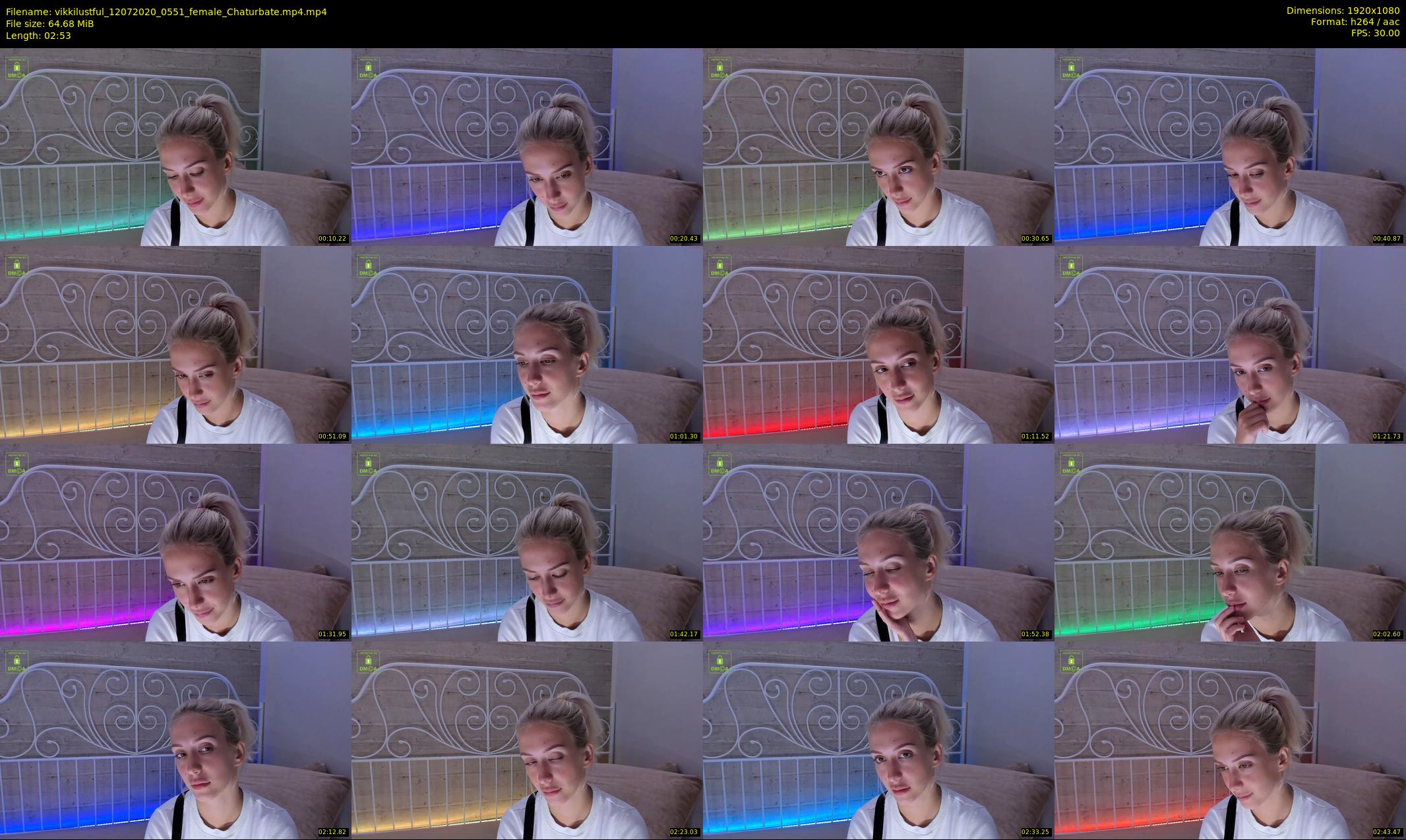vikkilustful — 3 minute Chaturbate female cam show recording, 1080p, Jul 12, 2020