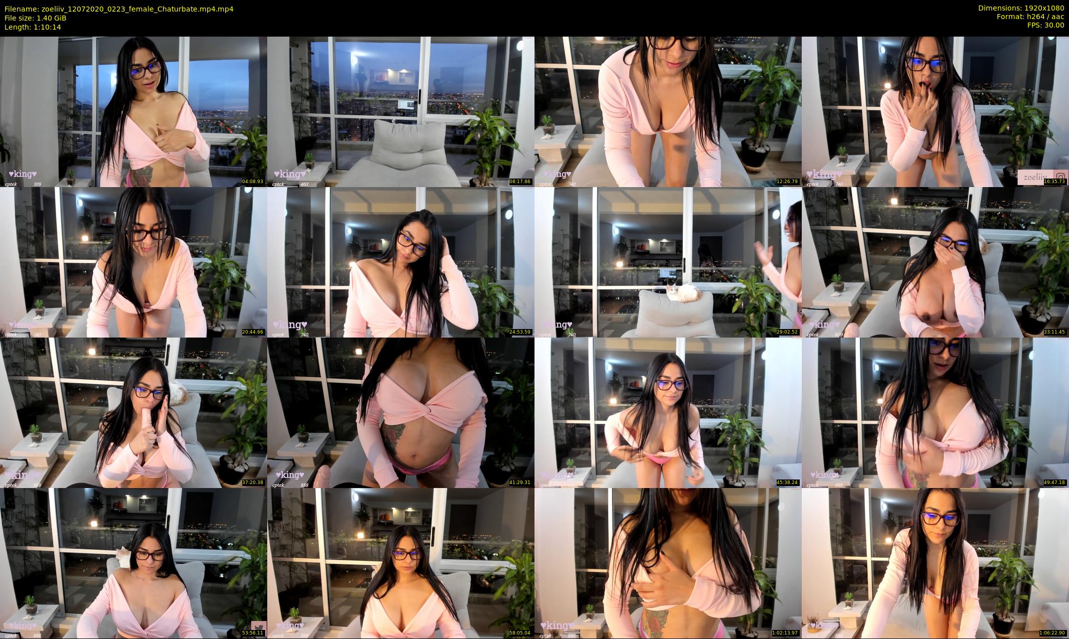 zoeliiv — 71 minute Chaturbate female cam show recording, 1080p, Jul 12, 2020