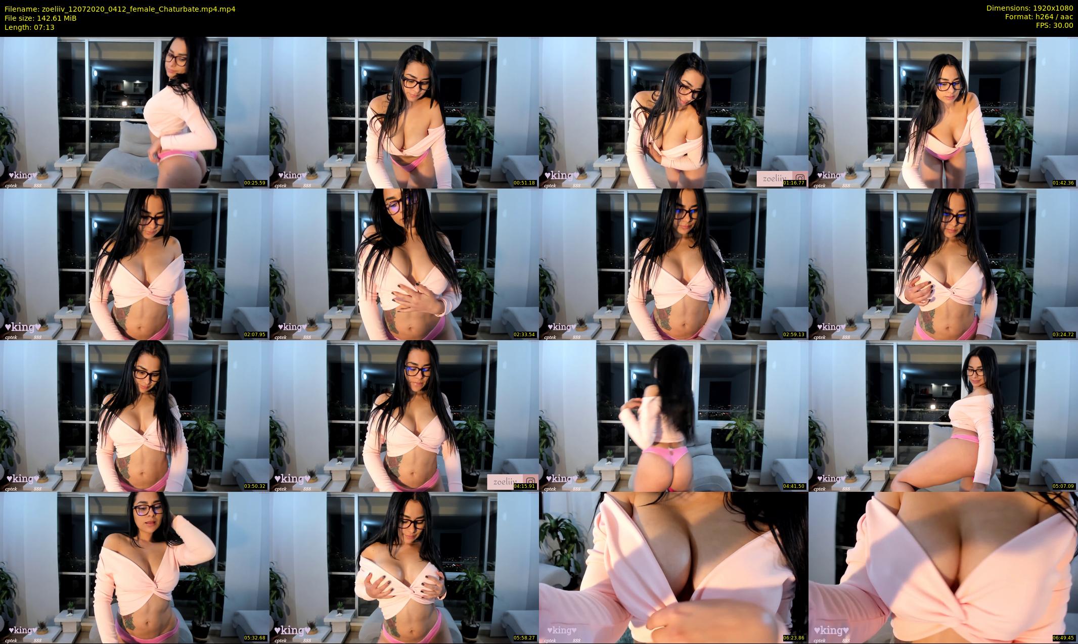 zoeliiv — 8 minute Chaturbate female cam show recording, 1080p, Jul 12, 2020