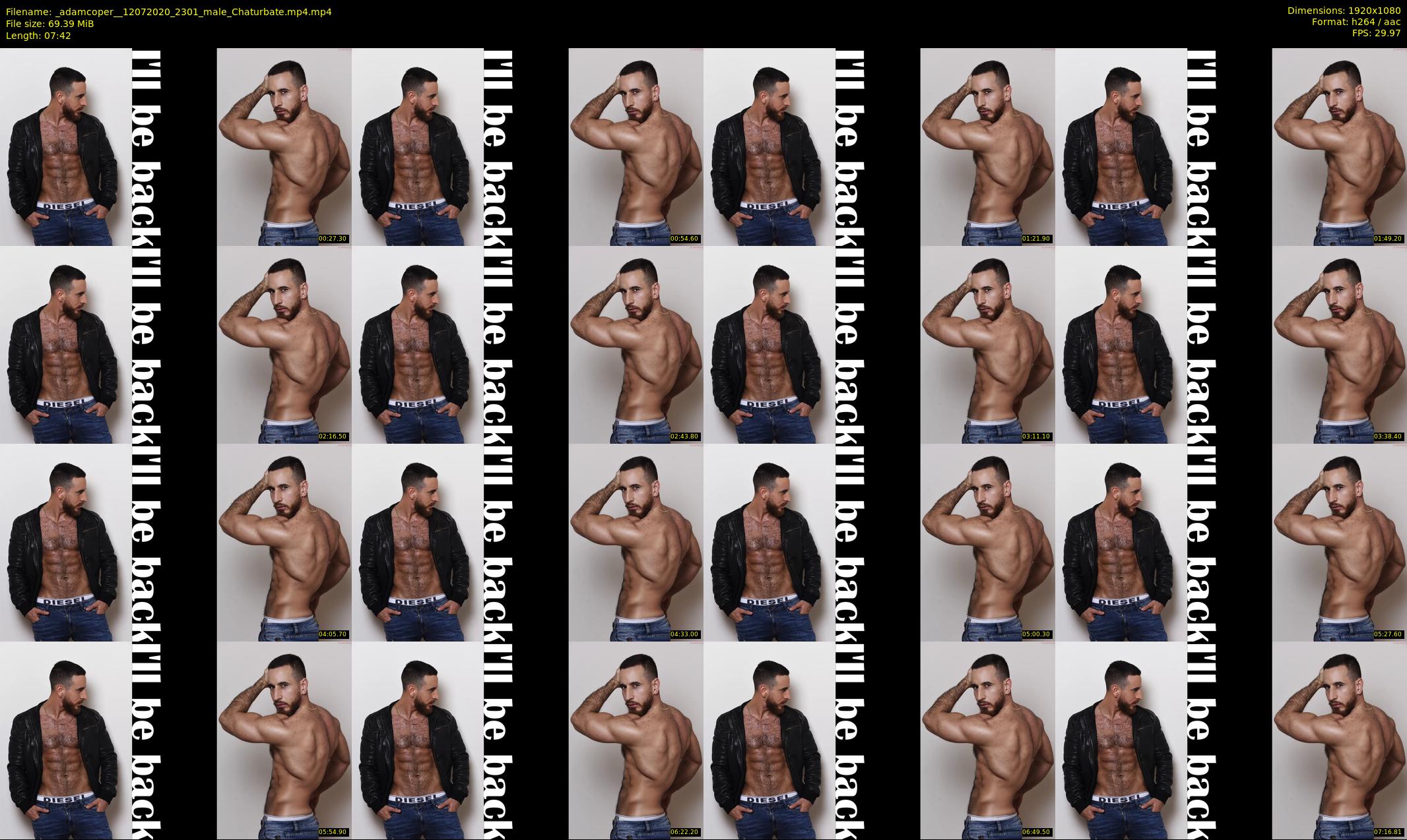 _adamcoper_ — 8 minute Chaturbate male cam show recording, 1080p, Jul 12, 2020