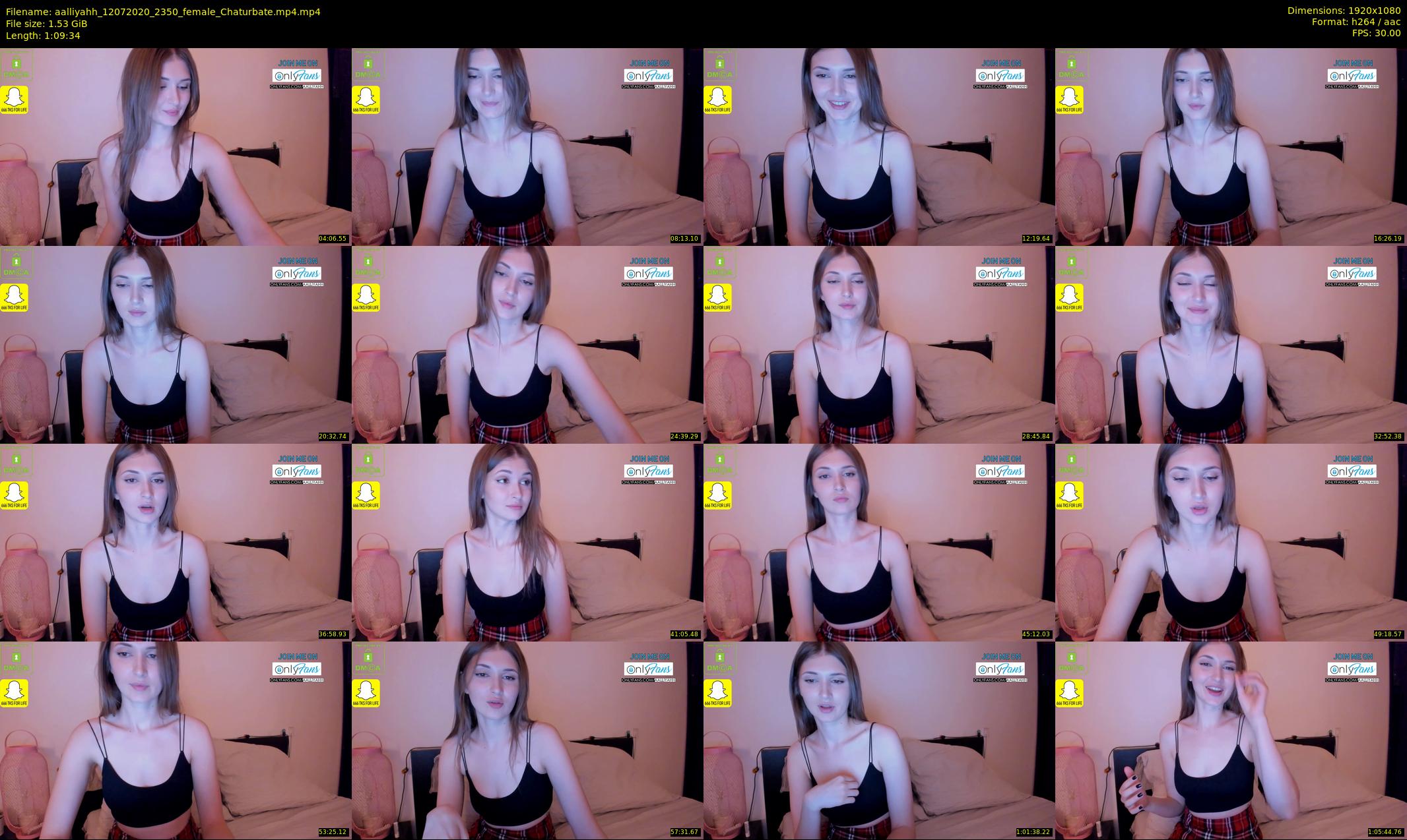 aalliyahh — 70 minute Chaturbate female cam show recording, 1080p, Jul 12, 2020