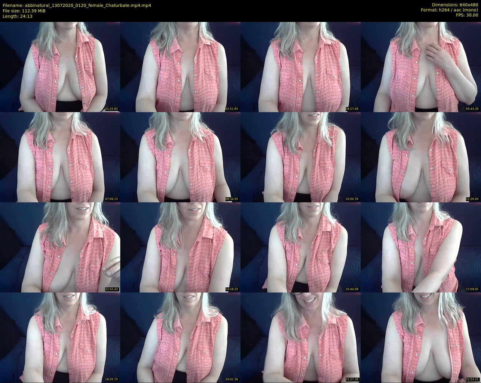 abbinatural — 25 minute Chaturbate female cam show recording, 480p, Jul 13, 2020