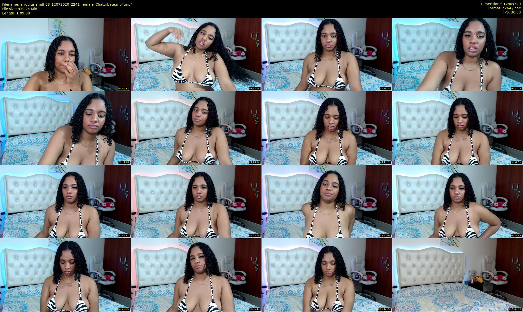 afrodita_smith08 — 70 minute Chaturbate female cam show recording, 720p, Jul 12, 2020