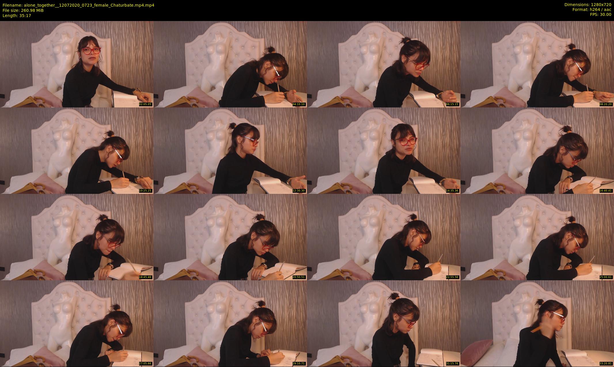 alone_together_ — 36 minute Chaturbate female cam show recording, 720p, Jul 12, 2020