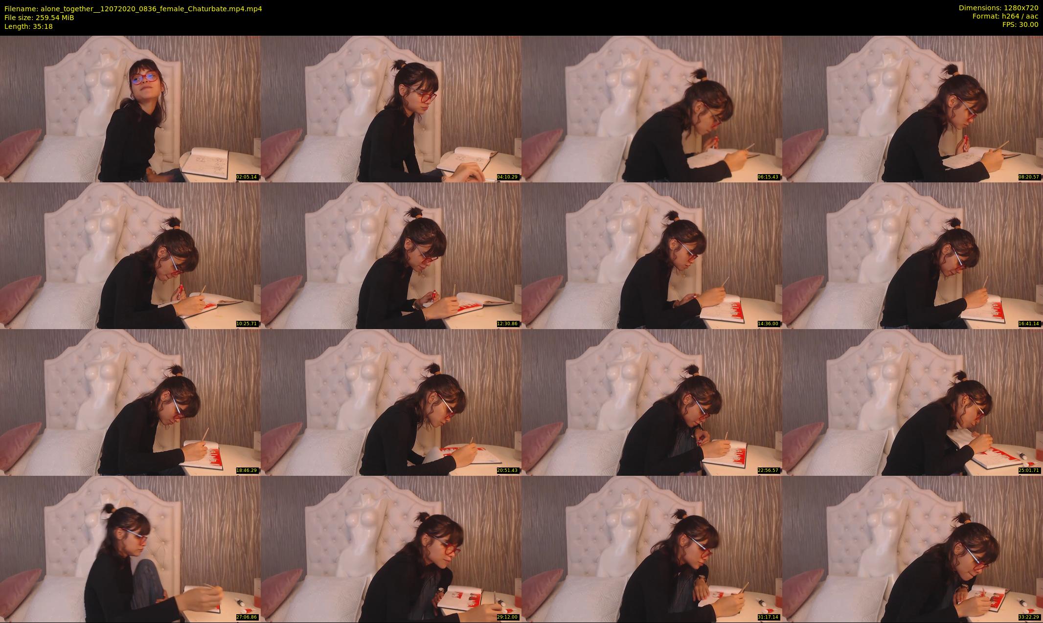 alone_together_ — 36 minute Chaturbate female cam show recording, 720p, Jul 12, 2020