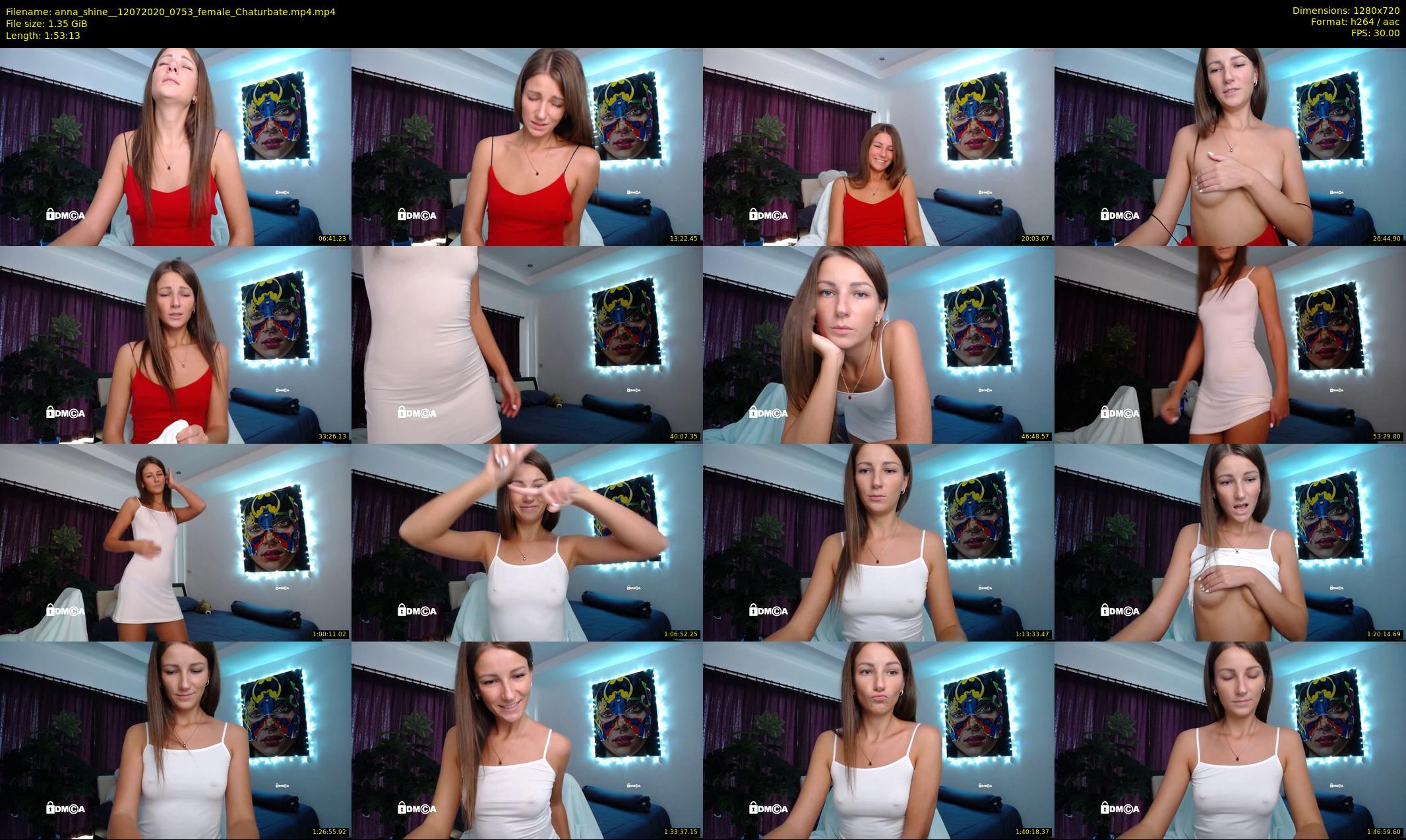 anna_shine_ — 114 minute Chaturbate female cam show recording, 720p, Jul 12, 2020