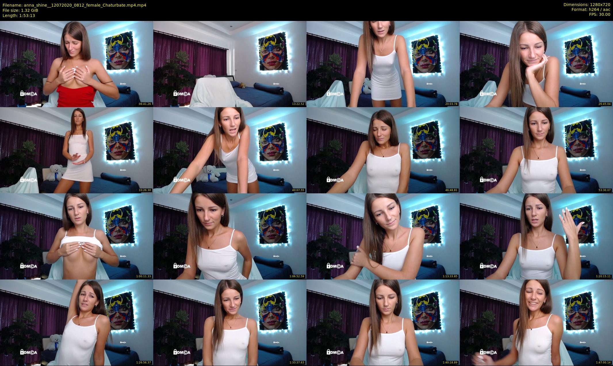 anna_shine_ — 114 minute Chaturbate female cam show recording, 720p, Jul 12, 2020
