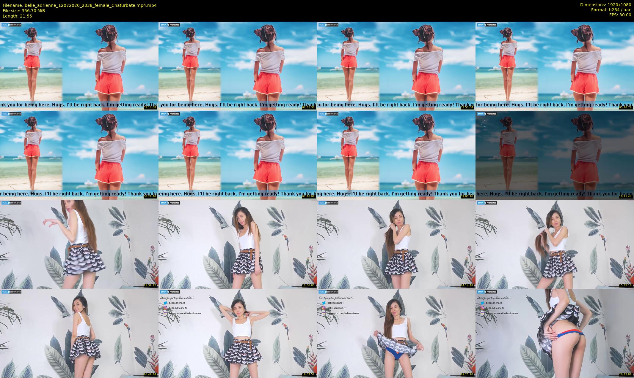 belle_adrienne — 22 minute Chaturbate couple cam show recording, 1080p, Jul 12, 2020