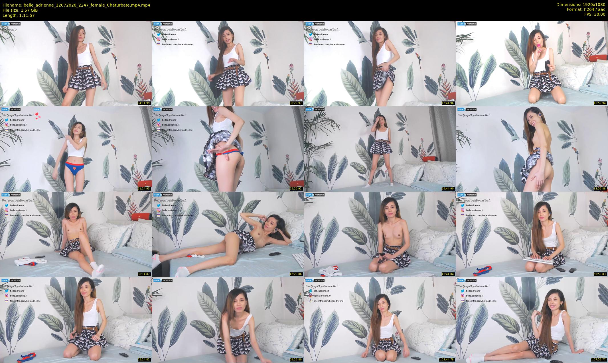 belle_adrienne — 72 minute Chaturbate couple cam show recording, 1080p, Jul 12, 2020