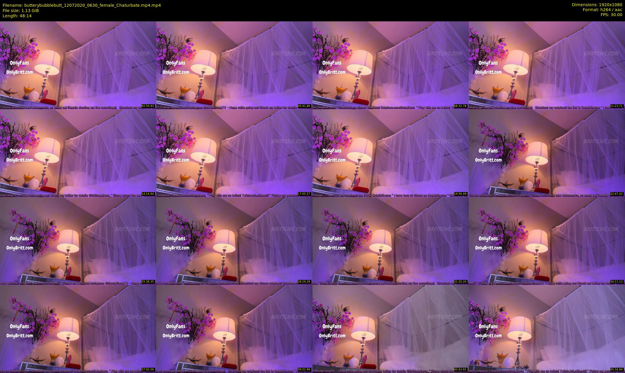 butterybubblebutt — 49 minute Chaturbate couple cam show recording, 1080p, Jul 12, 2020