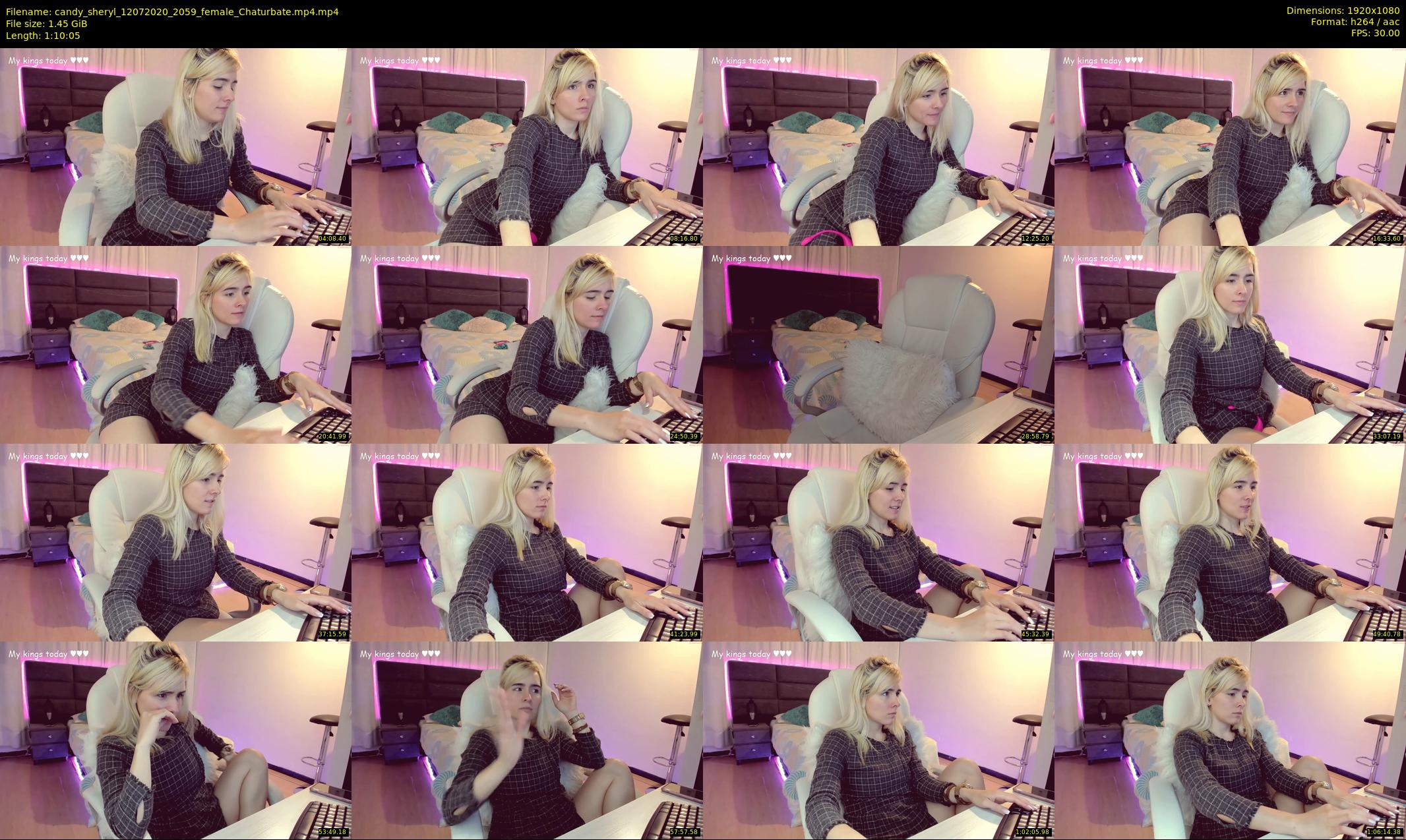candy_sheryl — 71 minute Chaturbate female cam show recording, 1080p, Jul 12, 2020