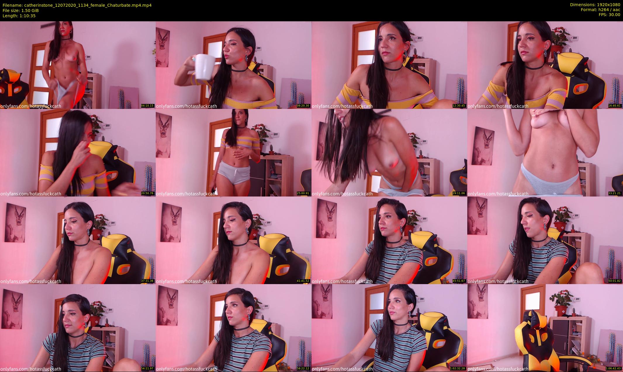 catherinstone — 71 minute Chaturbate female cam show recording, 1080p, Jul 12, 2020