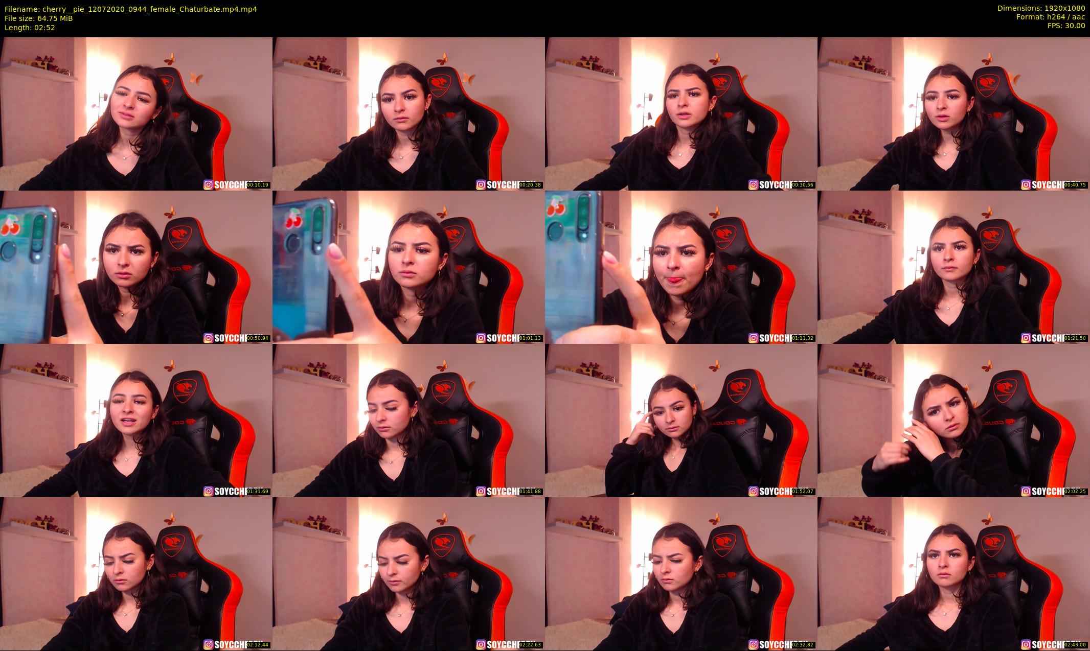cherry__pie — 3 minute Chaturbate female cam show recording, 1080p, Jul 12, 2020