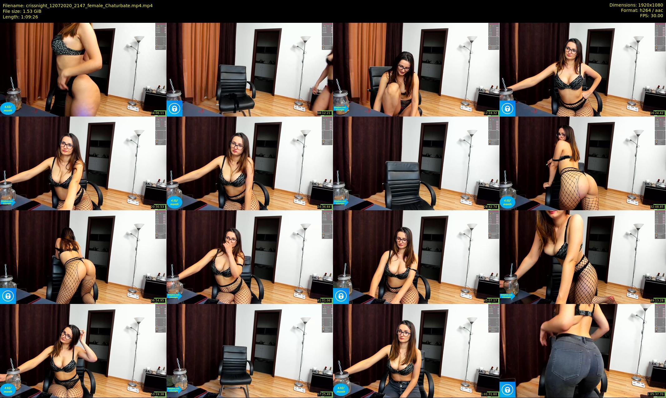 crissnight — 70 minute Chaturbate female cam show recording, 1080p, Jul 12, 2020