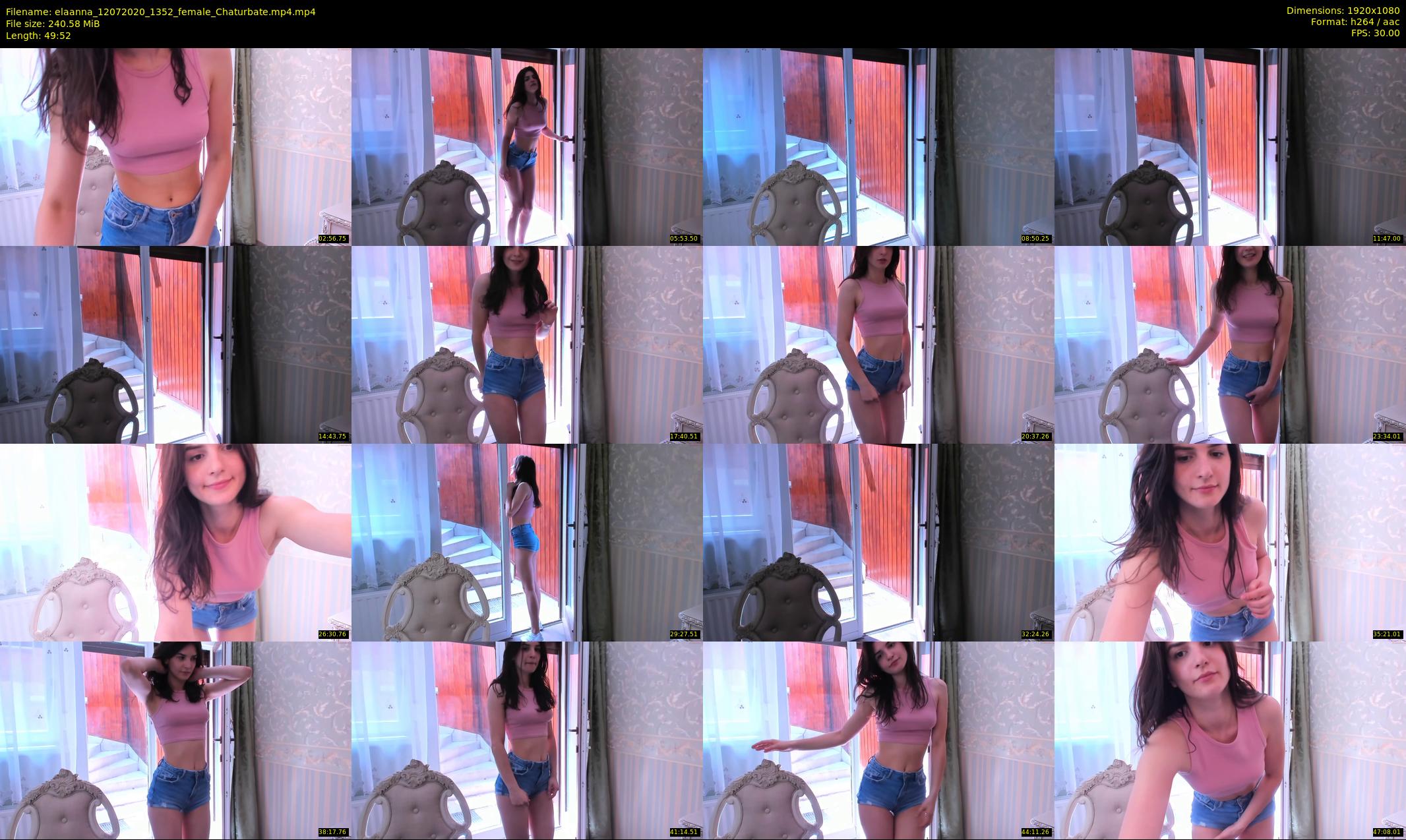 elaanna — 50 minute Chaturbate female cam show recording, 1080p, Jul 12, 2020