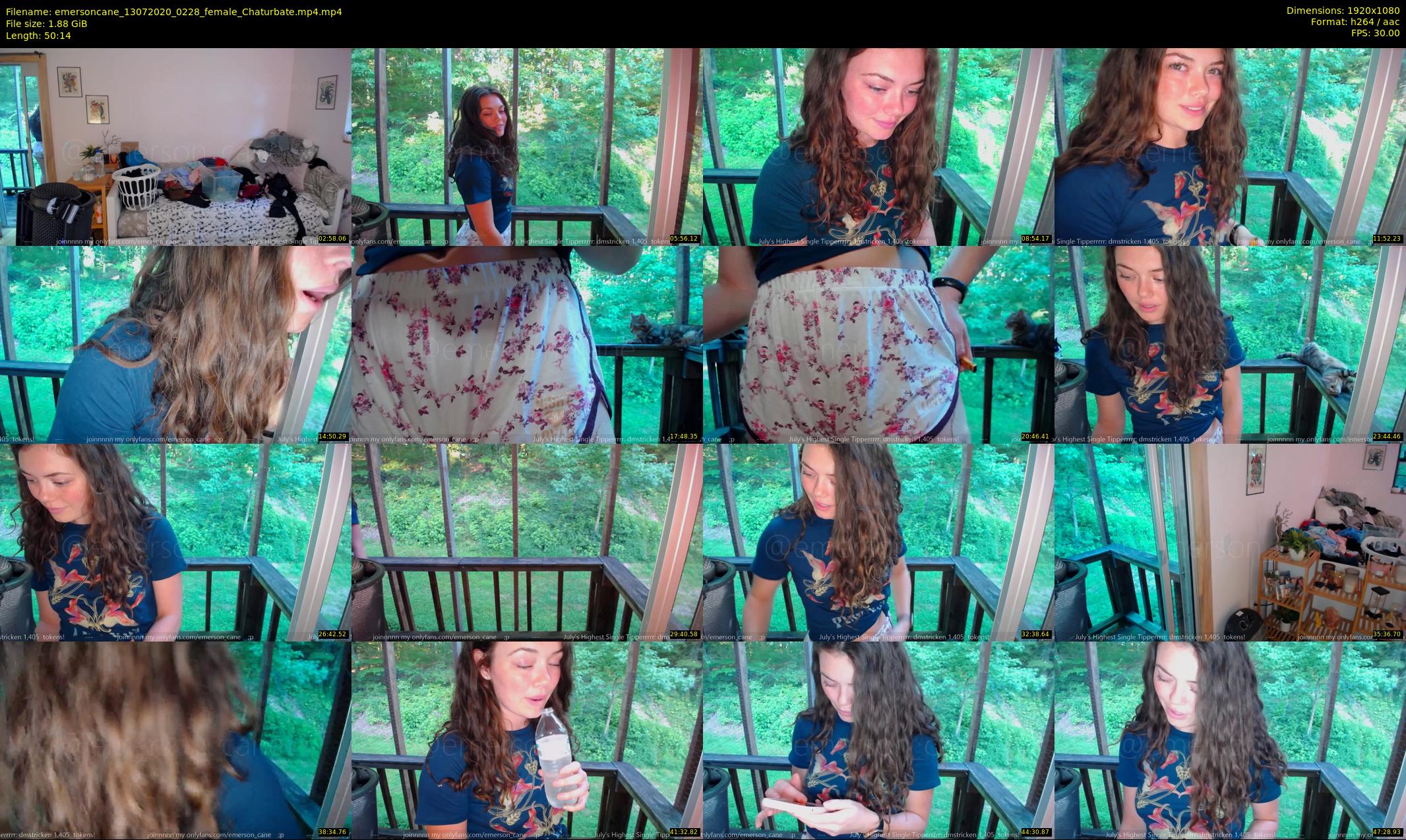 emersoncane — 51 minute Chaturbate female cam show recording, 1080p, Jul 13, 2020
