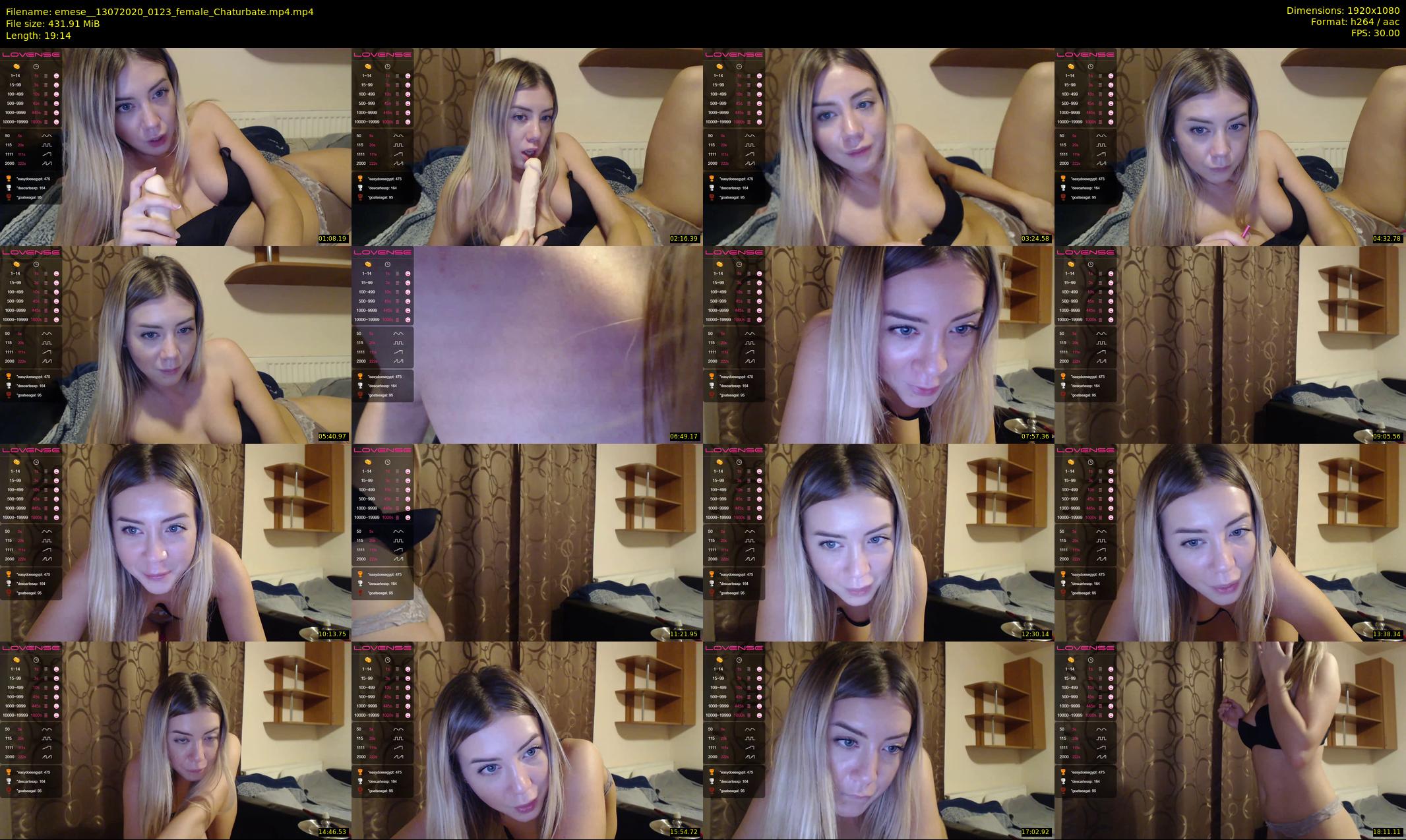 emese_ — 20 minute Chaturbate female cam show recording, 1080p, Jul 13, 2020