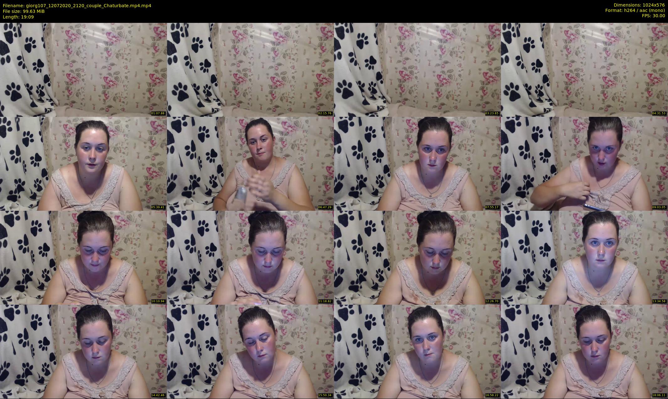 giorg107 — 20 minute Chaturbate couple cam show recording, 480p, Jul 12, 2020