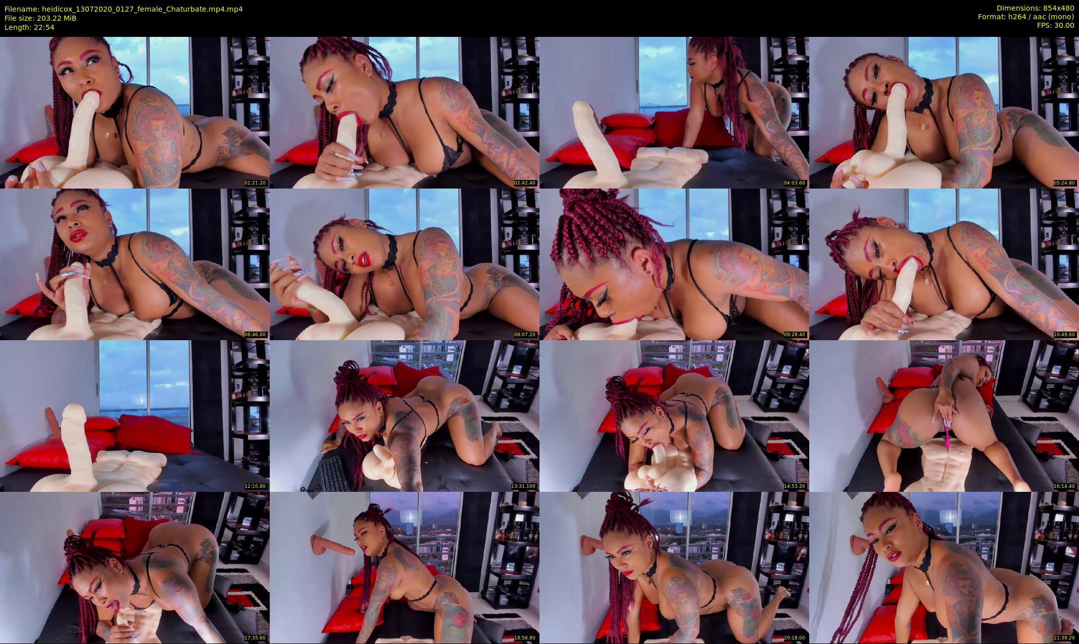 heidicox — 23 minute Chaturbate female cam show recording, 480p, Jul 13, 2020
