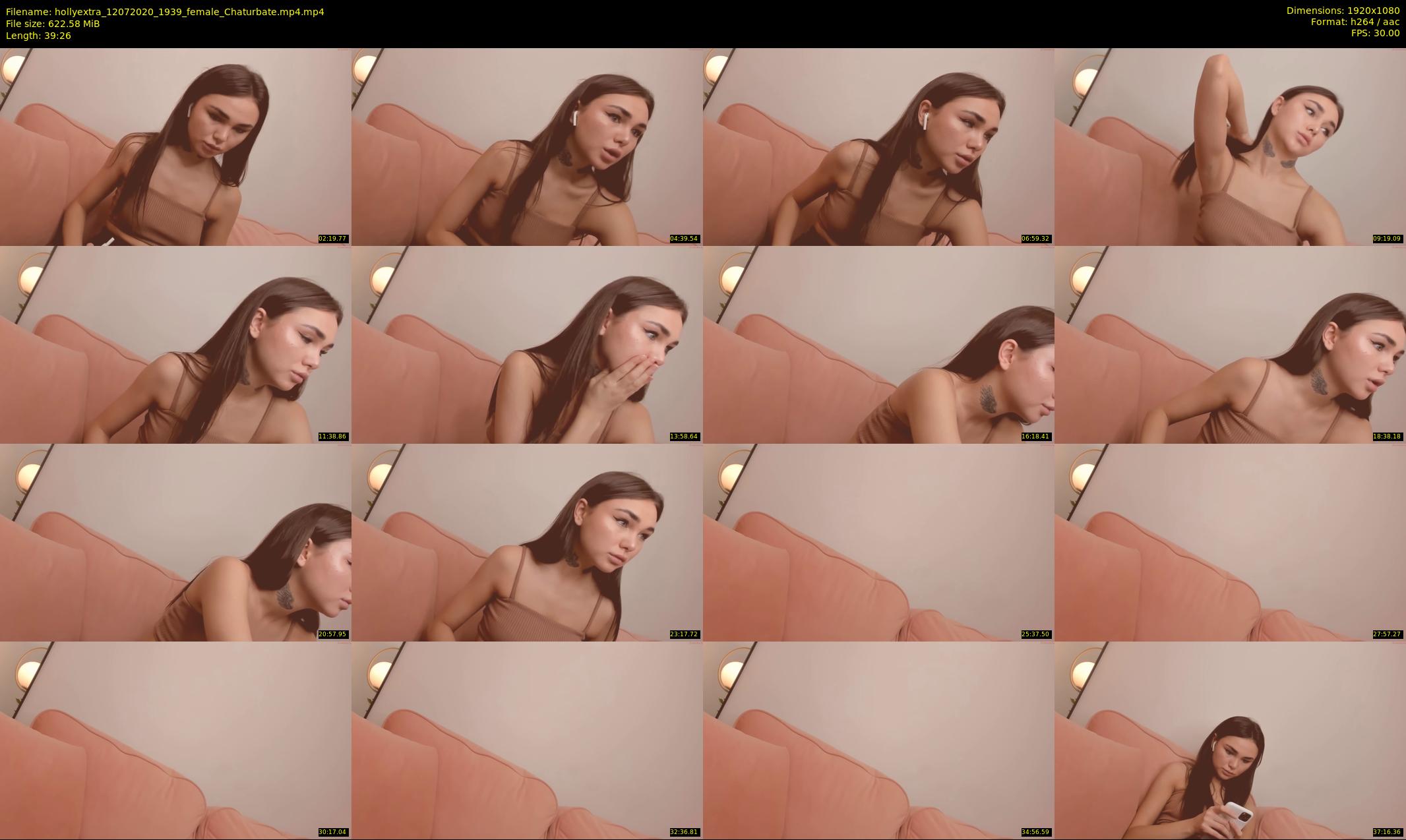 hollyextra — 40 minute Chaturbate female cam show recording, 1080p, Jul 12, 2020