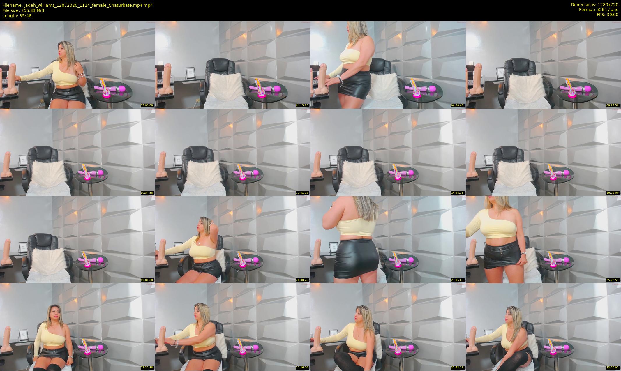 jadeh_williams — 36 minute Chaturbate female cam show recording, 720p, Jul 12, 2020