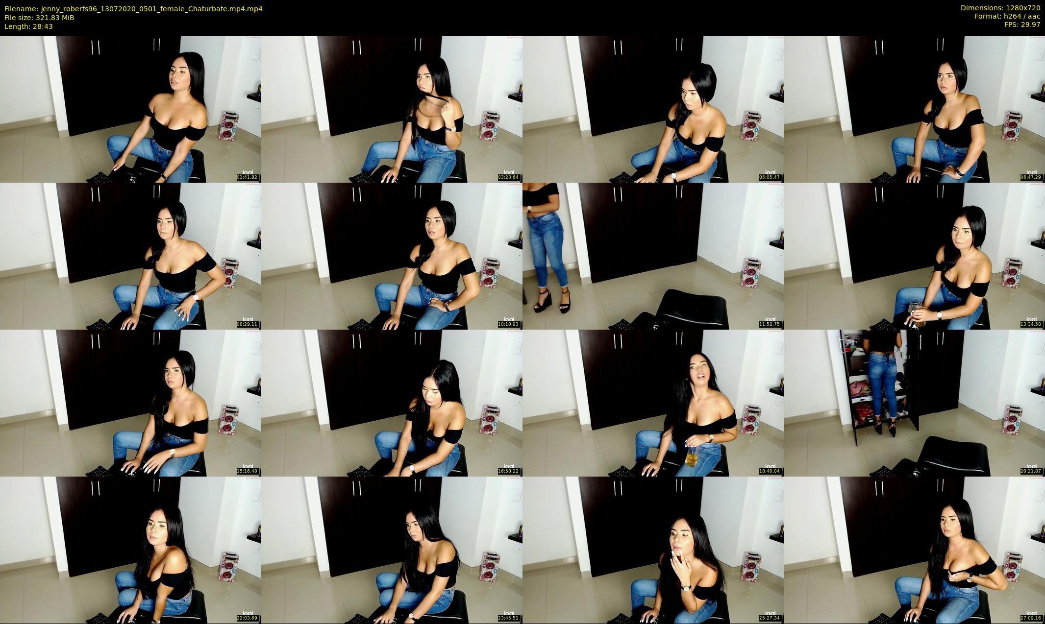 jenny_roberts96 — 29 minute Chaturbate female cam show recording, 720p, Jul 13, 2020
