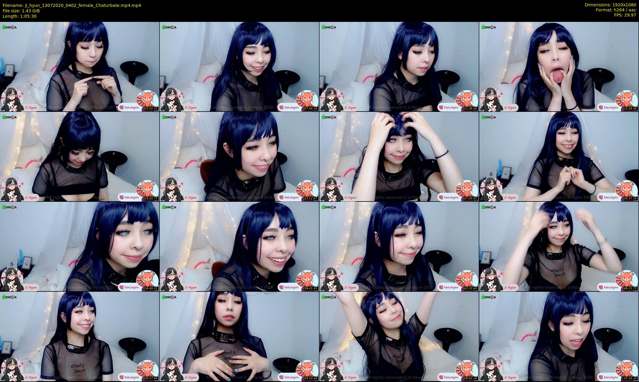 ji_hyun — 66 minute Chaturbate female cam show recording, 1080p, Jul 13, 2020