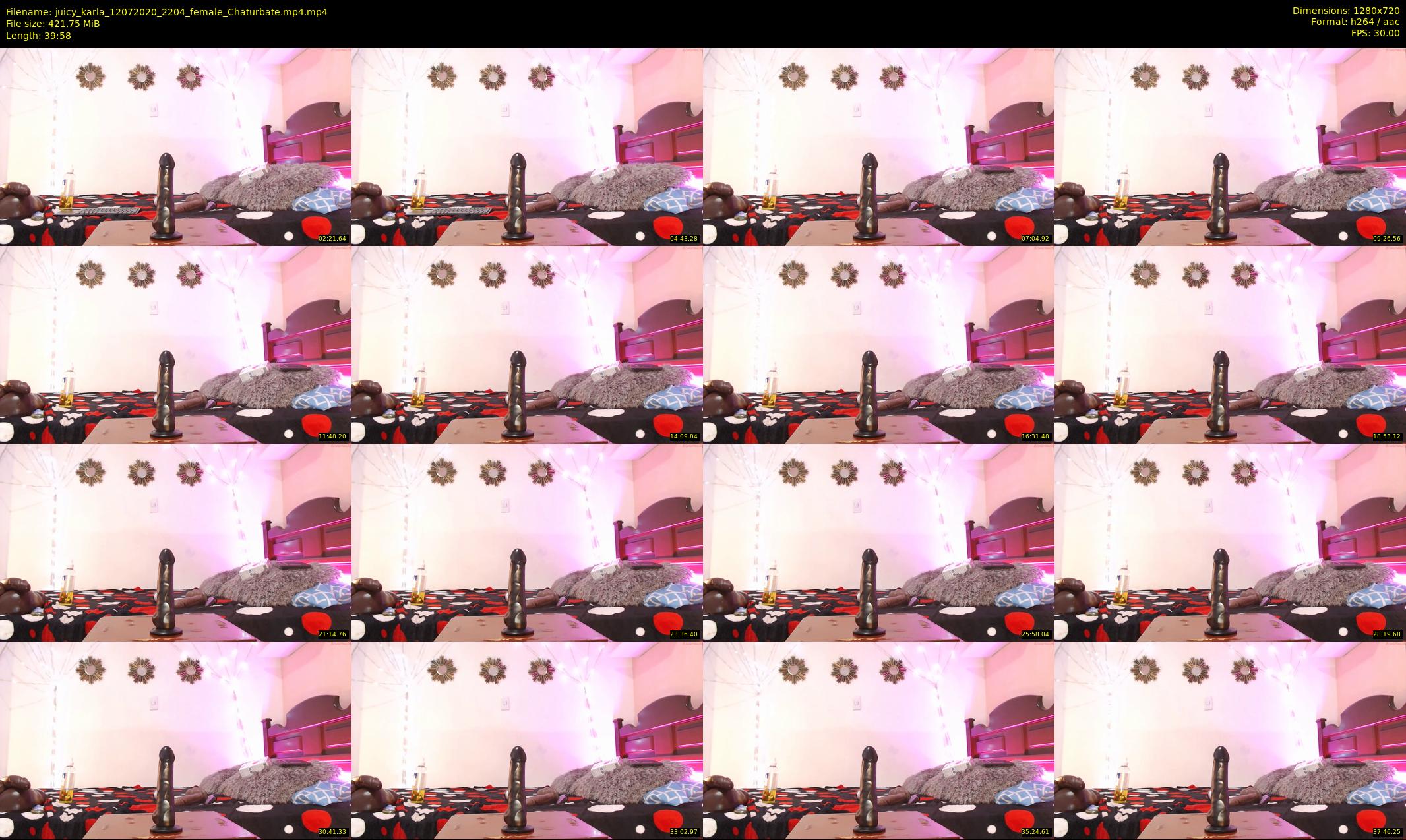 juicy_karla — 40 minute Chaturbate female cam show recording, 720p, Jul 12, 2020