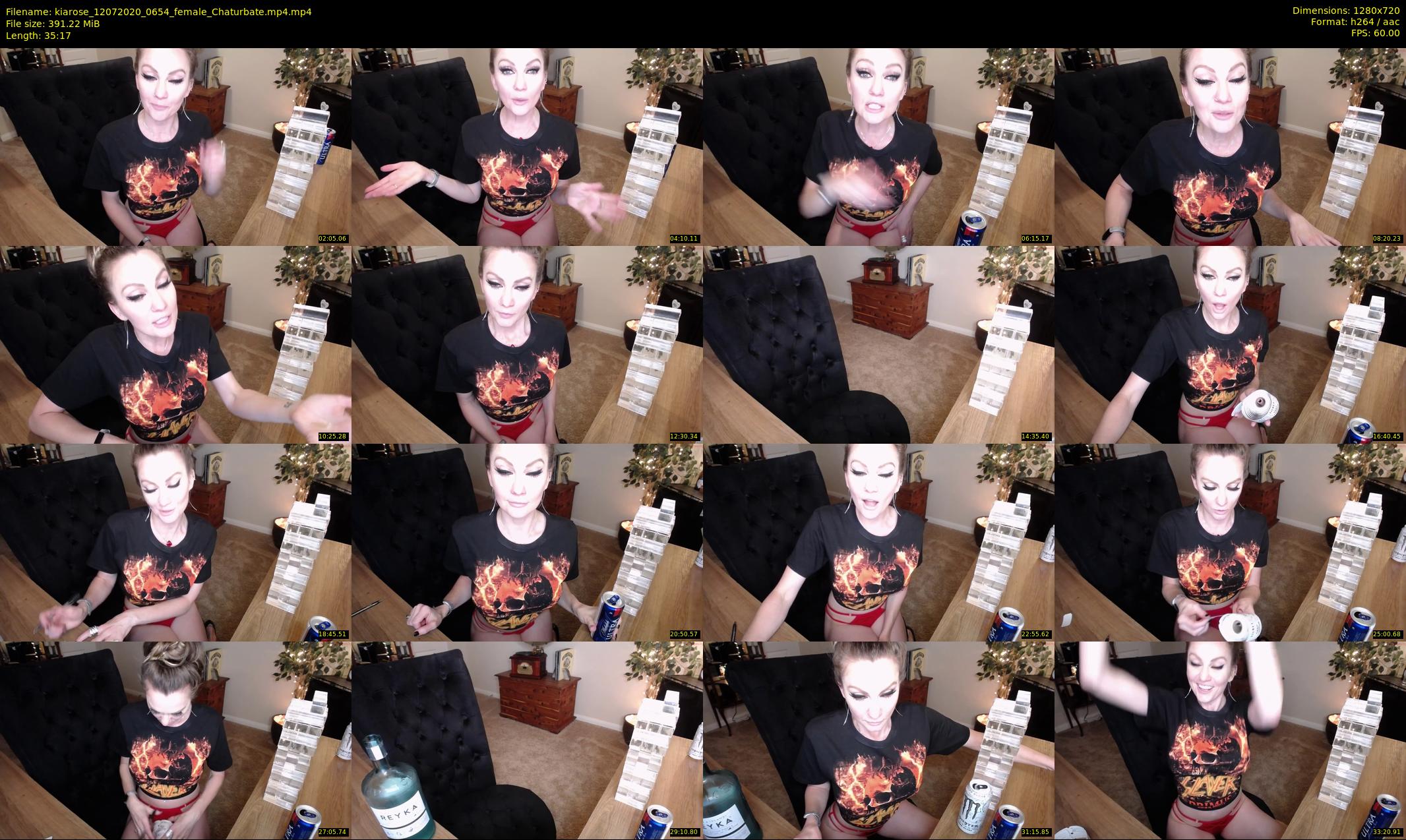kiarose — 36 minute Chaturbate female cam show recording, 720p, Jul 12, 2020