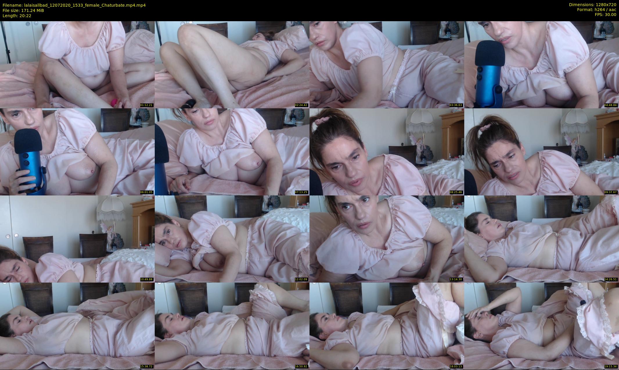 lalaisallbad — 21 minute Chaturbate female cam show recording, 720p, Jul 12, 2020