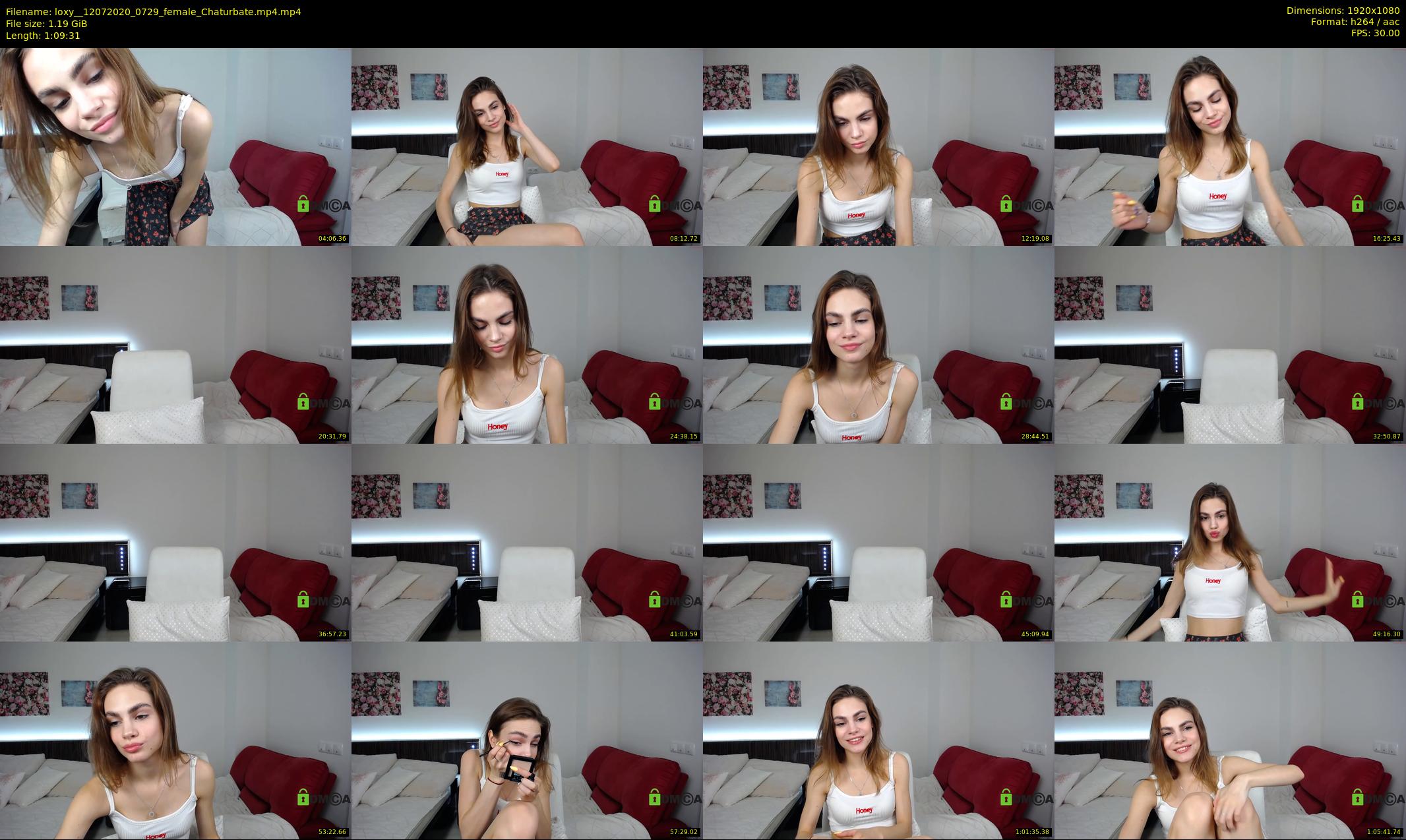 loxy_ — 70 minute Chaturbate female cam show recording, 1080p, Jul 12, 2020