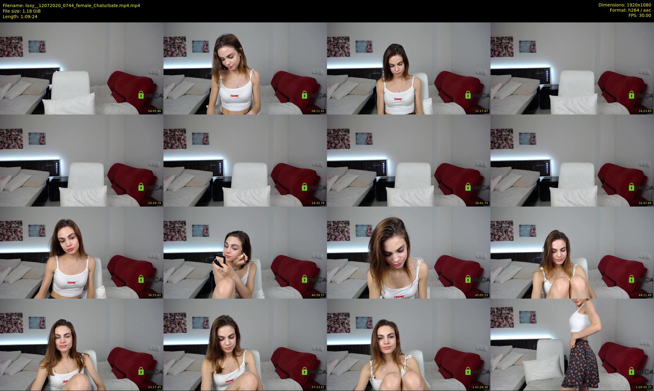 loxy_ — 70 minute Chaturbate female cam show recording, 1080p, Jul 12, 2020