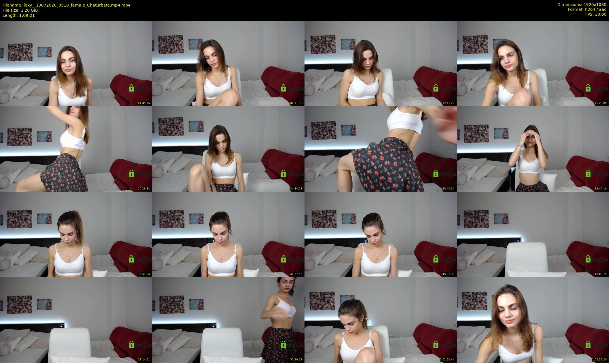 loxy_ — 70 minute Chaturbate female cam show recording, 1080p, Jul 13, 2020